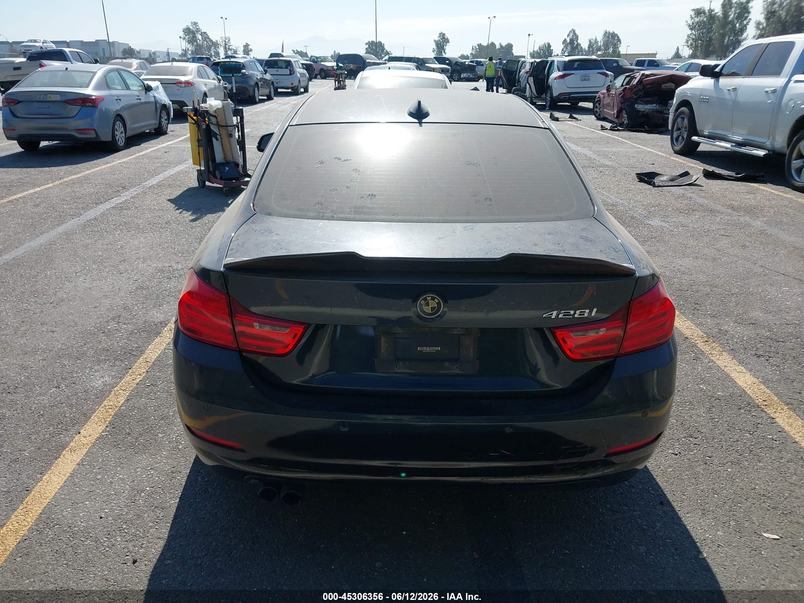 2015 Bmw 428i   Teal vin: WBA3N7C57FK222527