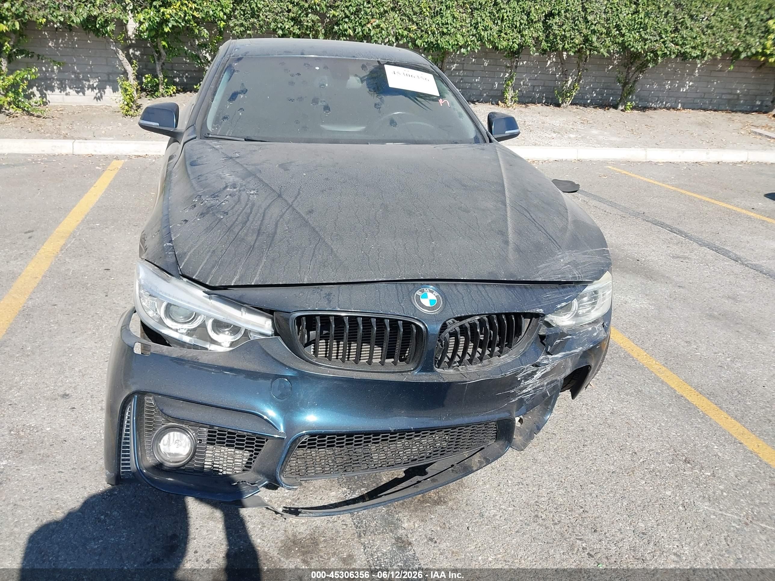 2015 Bmw 428i   Teal vin: WBA3N7C57FK222527