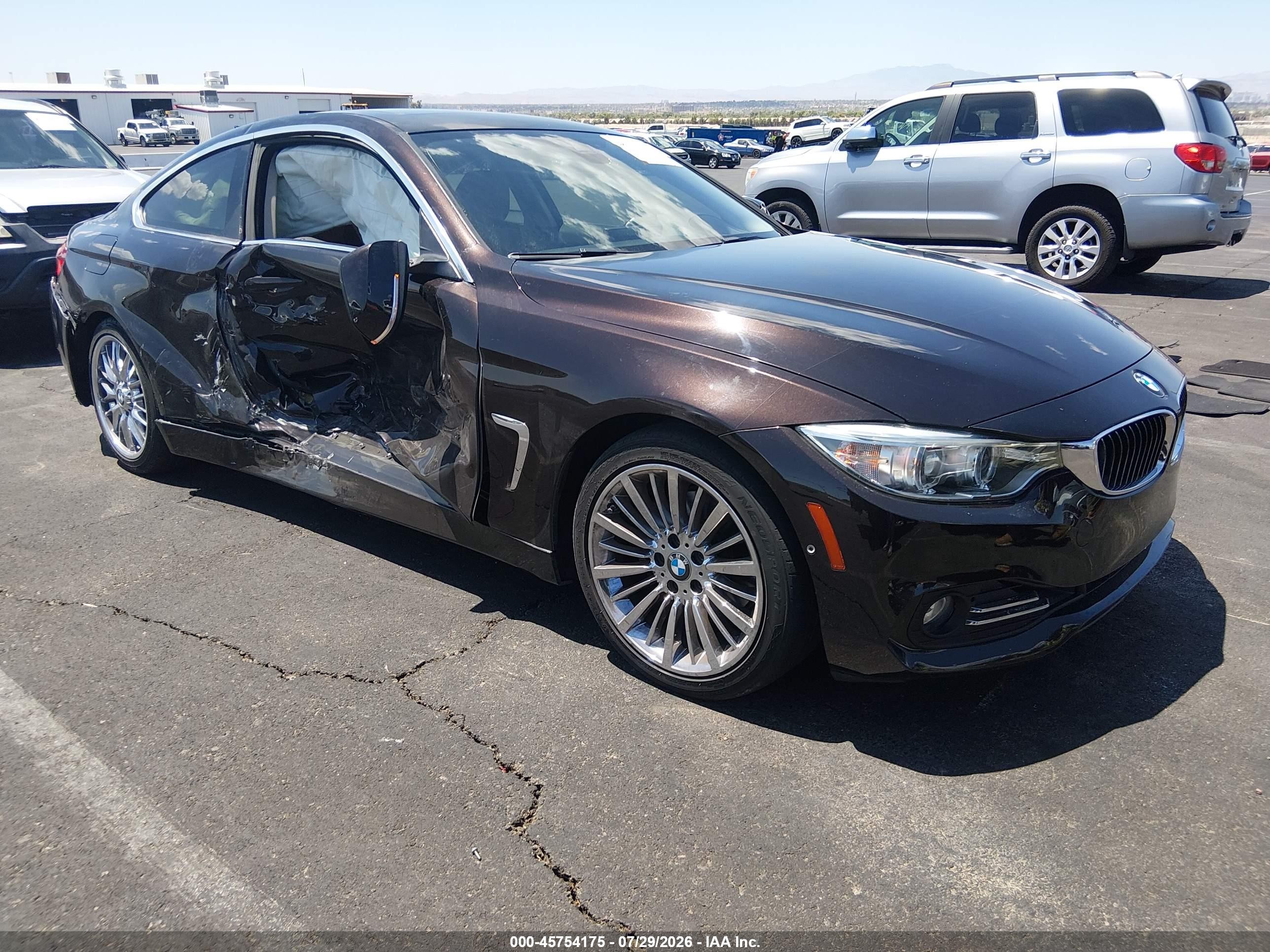 2015 Bmw 428i   Burgundy vin: WBA3N7C57FK222625