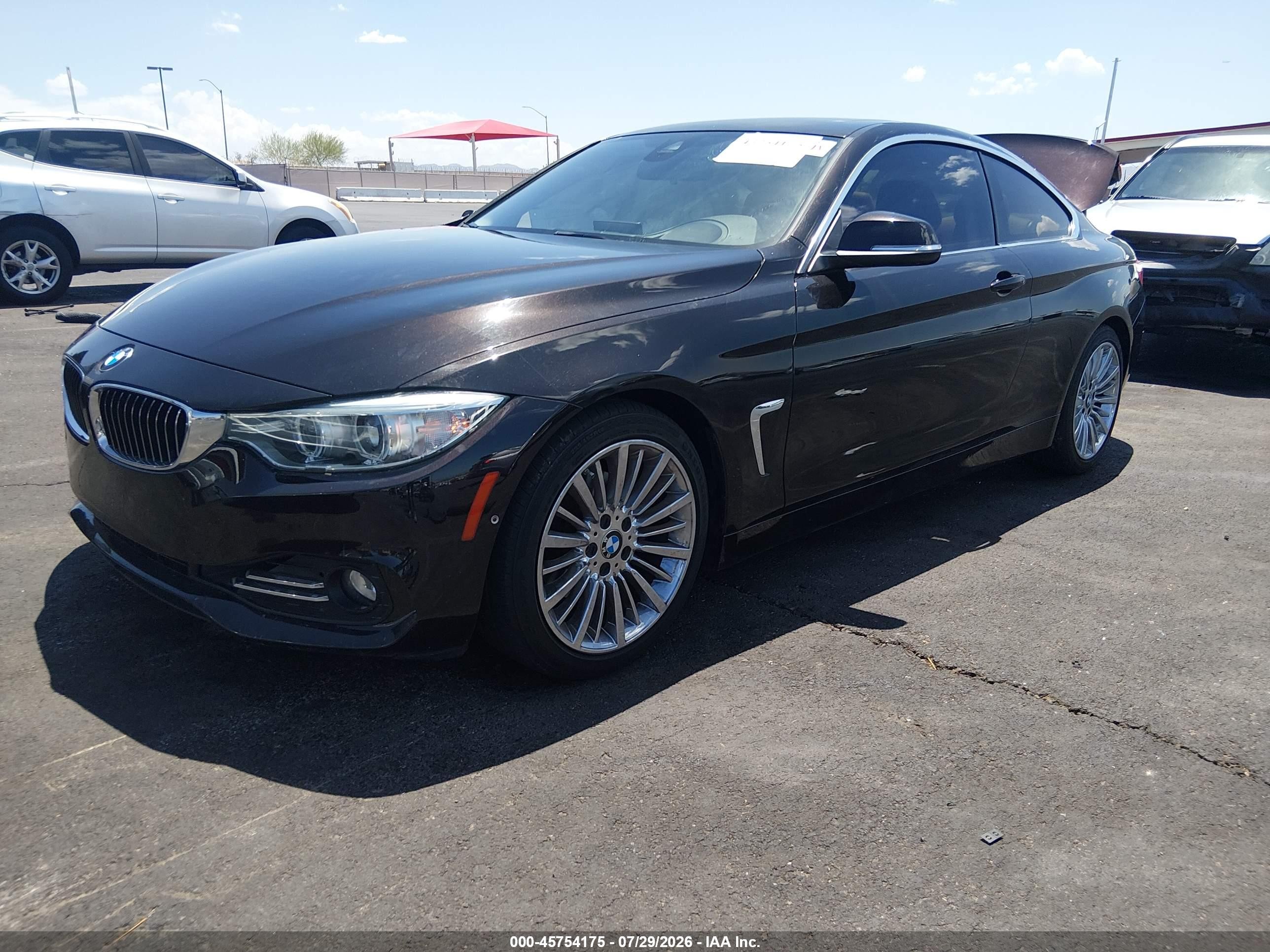 2015 Bmw 428i   Burgundy vin: WBA3N7C57FK222625