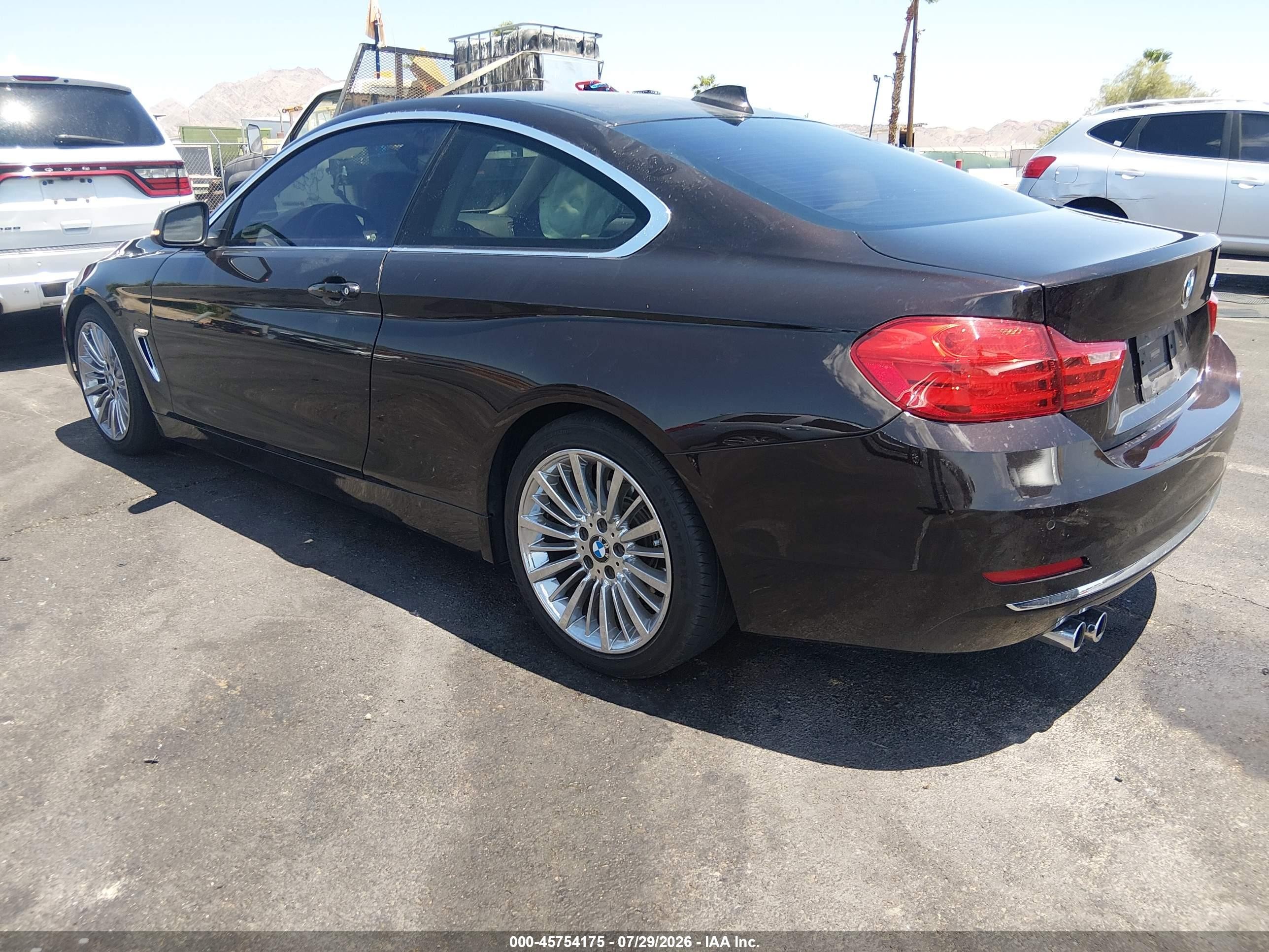 2015 Bmw 428i   Burgundy vin: WBA3N7C57FK222625