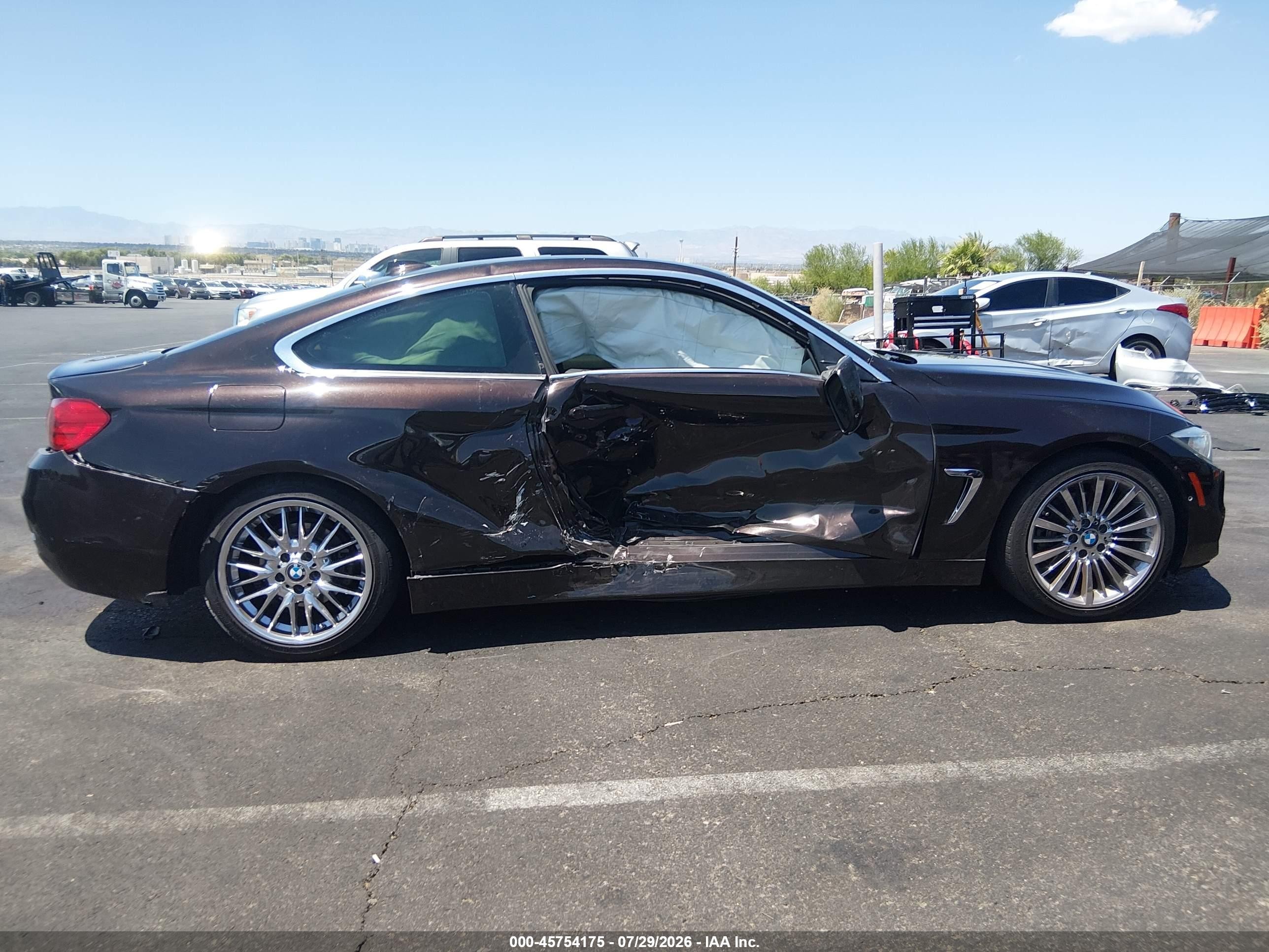2015 Bmw 428i   Burgundy vin: WBA3N7C57FK222625