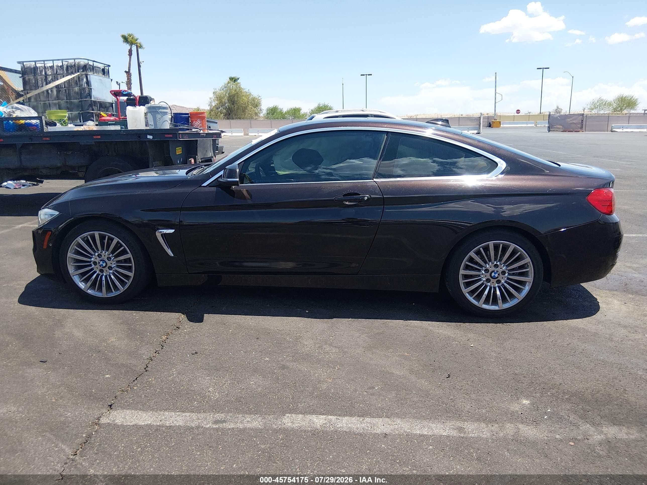 2015 Bmw 428i   Burgundy vin: WBA3N7C57FK222625