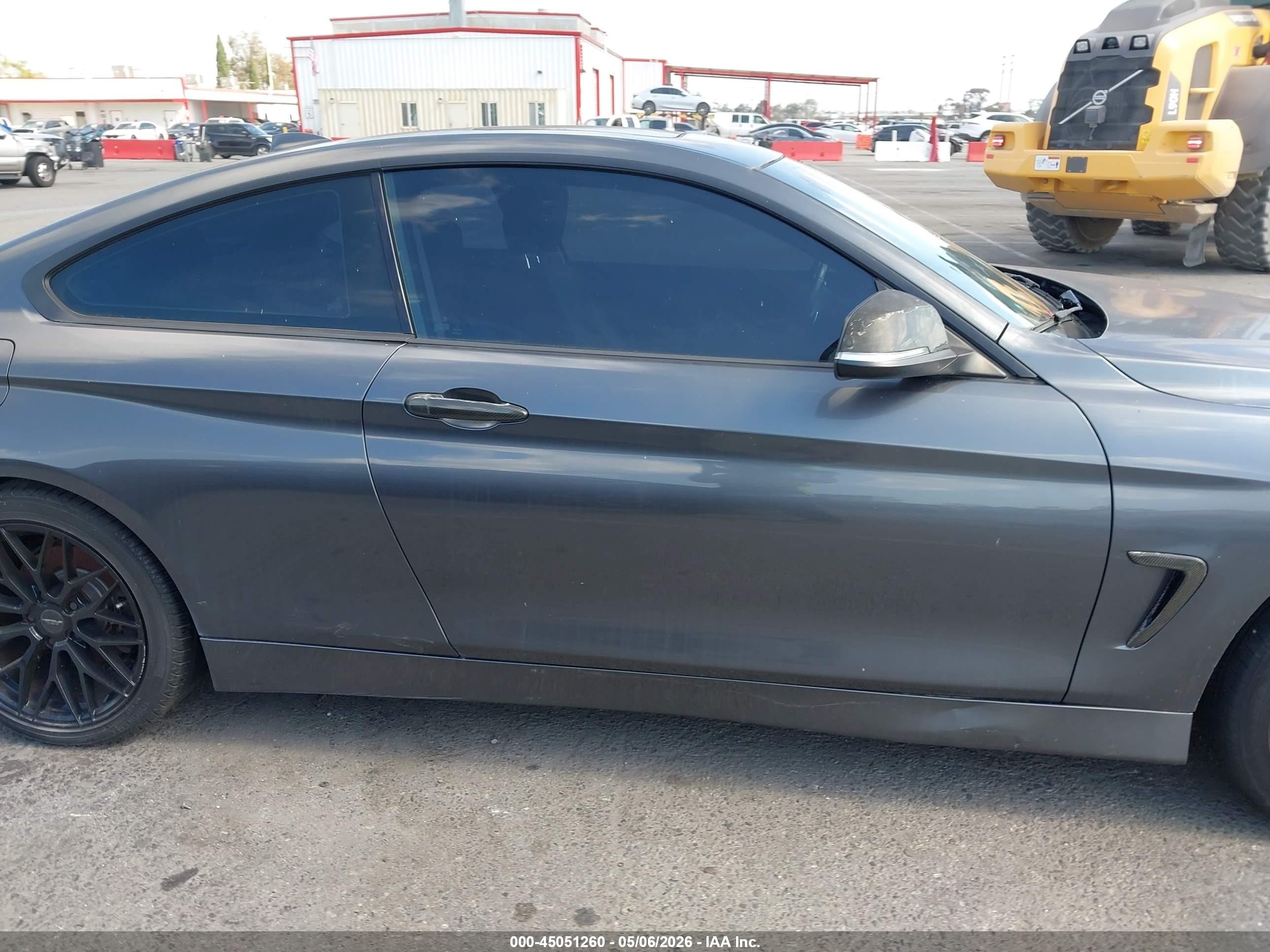 2014 Bmw 428i   Gray vin: WBA3N7C58EF718251