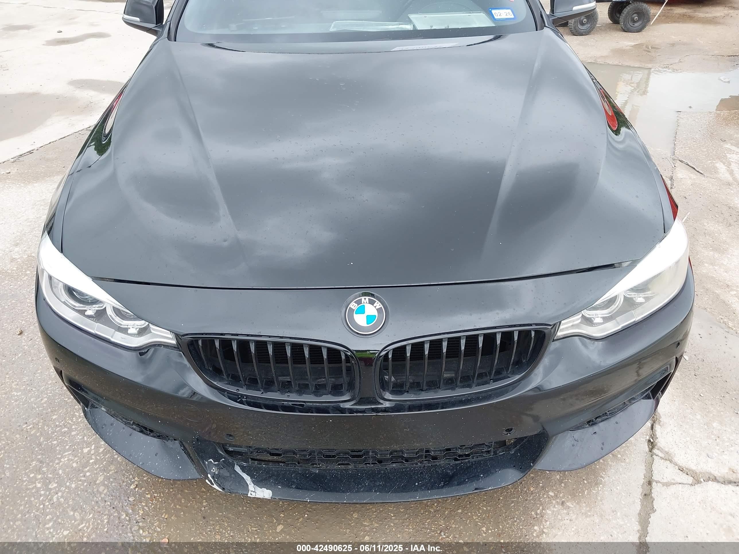 2014 Bmw 428i   Black vin: WBA3N7C58EF719495