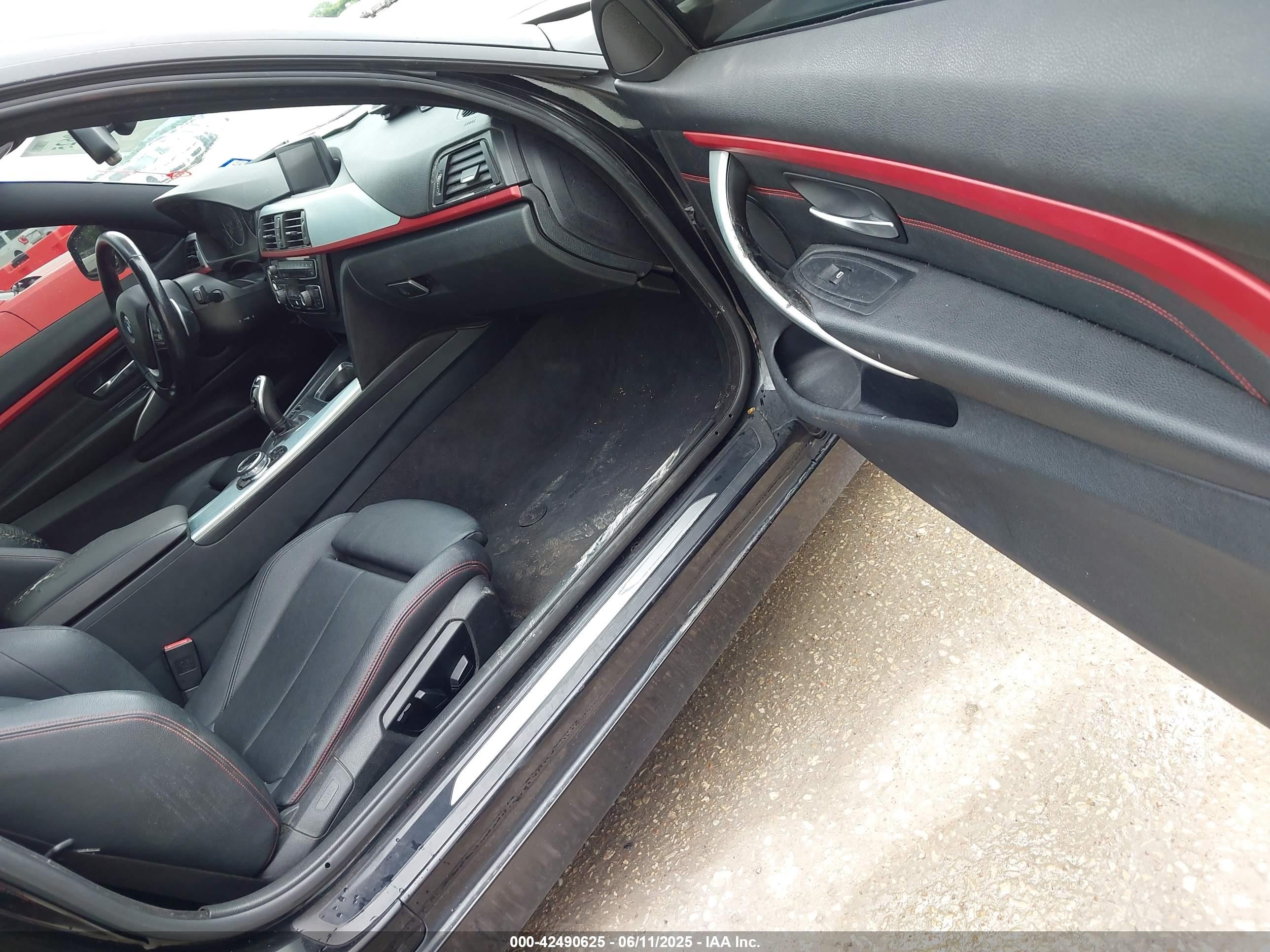 2014 Bmw 428i   Black vin: WBA3N7C58EF719495
