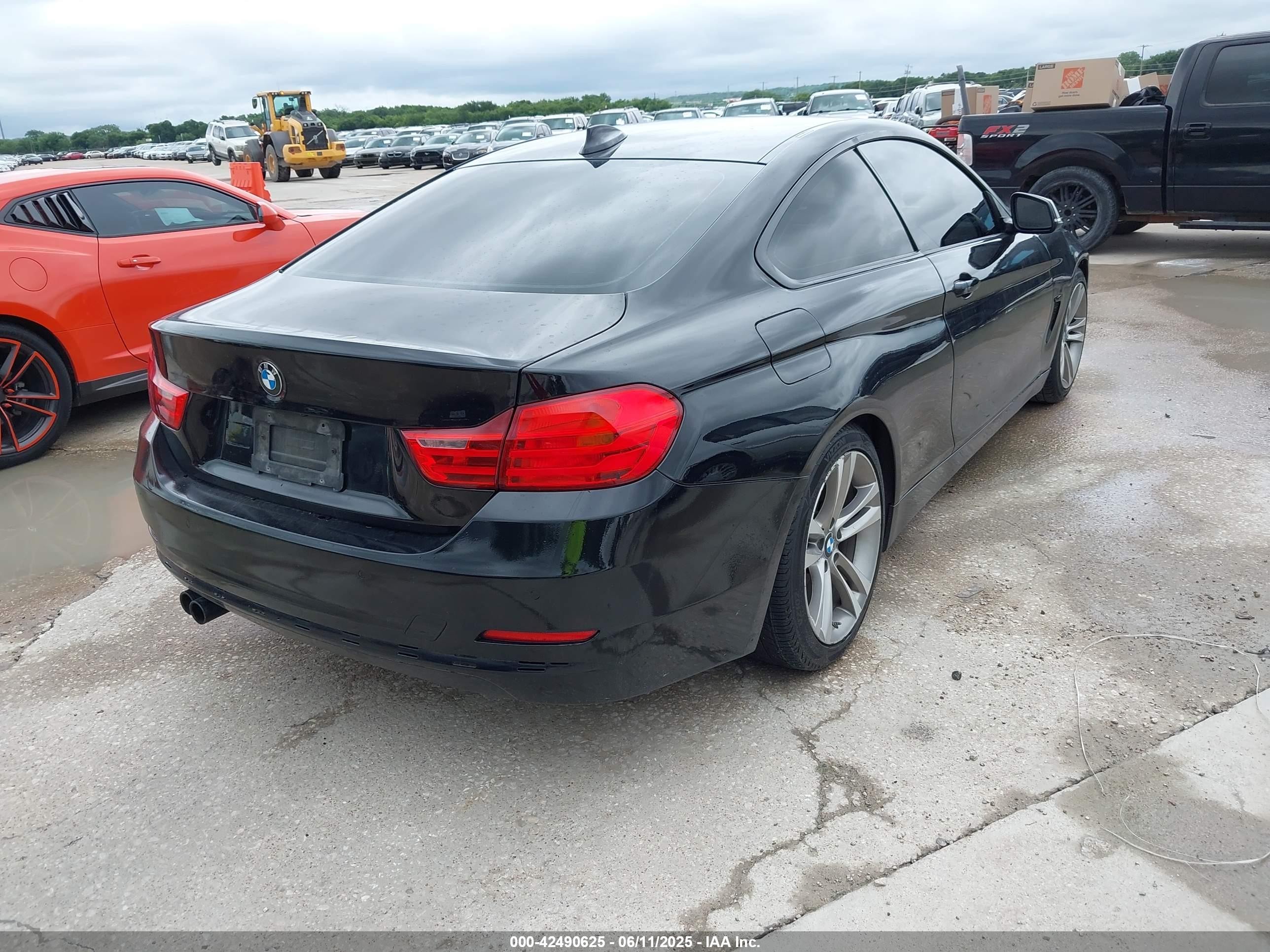 2014 Bmw 428i   Black vin: WBA3N7C58EF719495