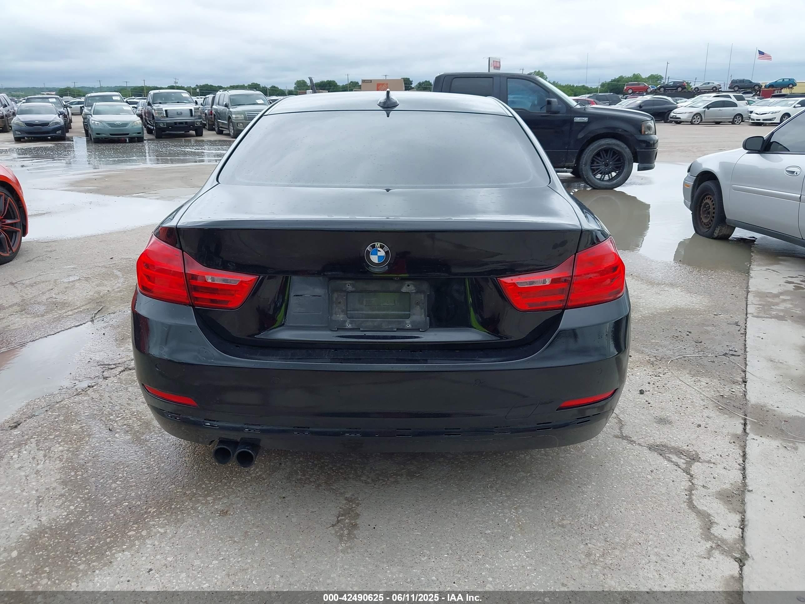 2014 Bmw 428i   Black vin: WBA3N7C58EF719495