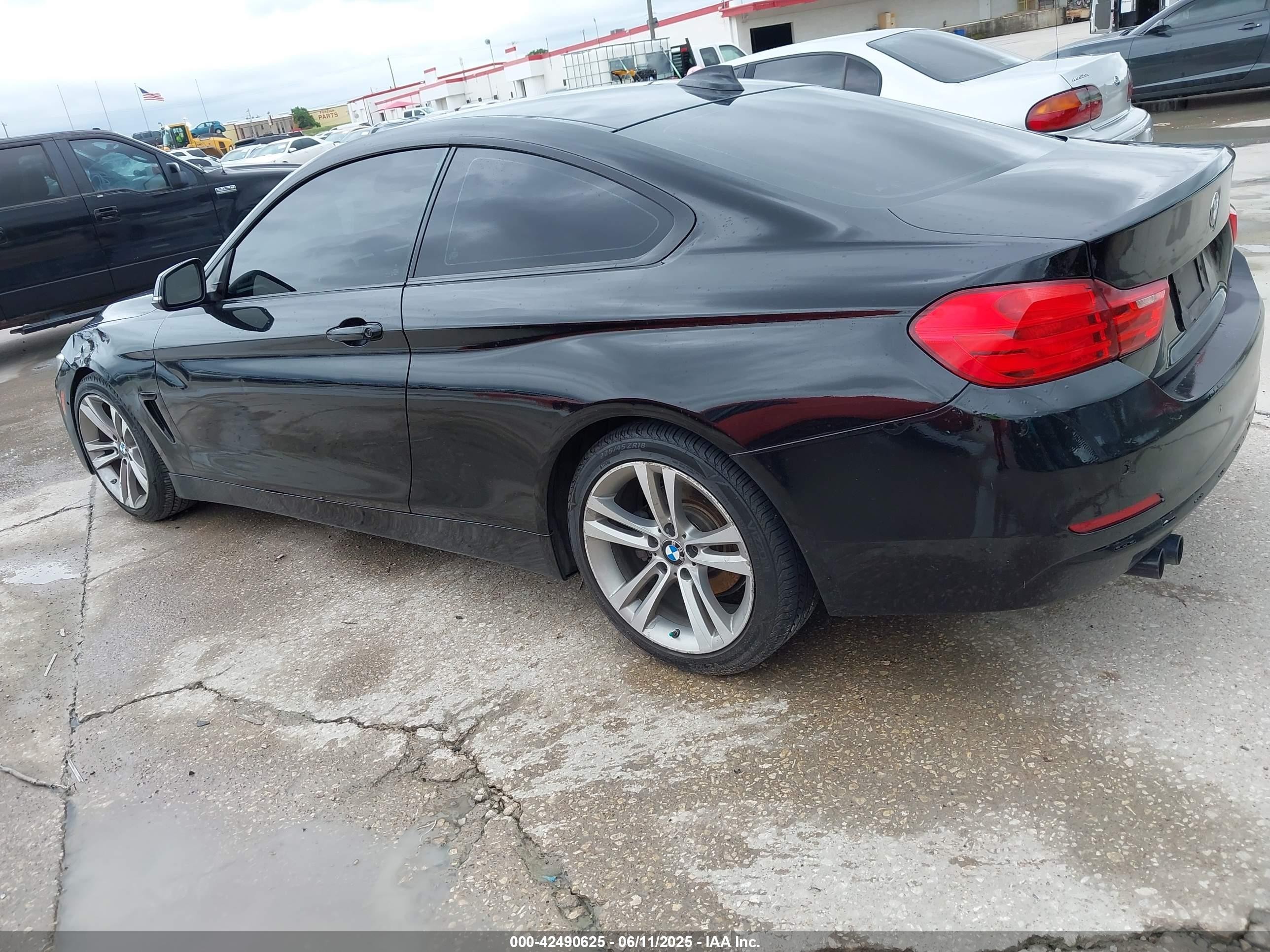 2014 Bmw 428i   Black vin: WBA3N7C58EF719495