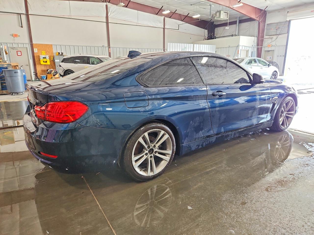 2014 Bmw 428 I Blue vin: WBA3N7C58EK220090