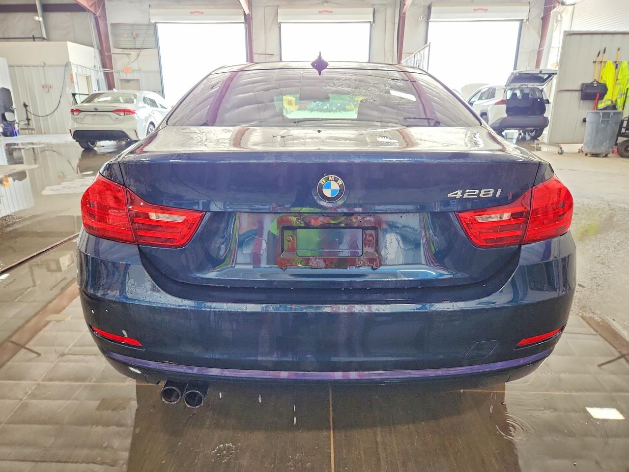 2014 Bmw 428 I Blue vin: WBA3N7C58EK220090
