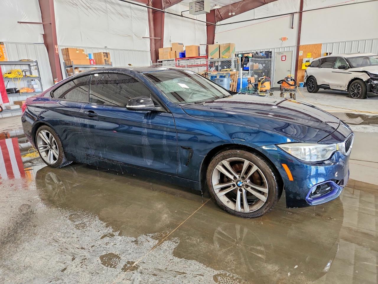 2014 Bmw 428 I Blue vin: WBA3N7C58EK220090