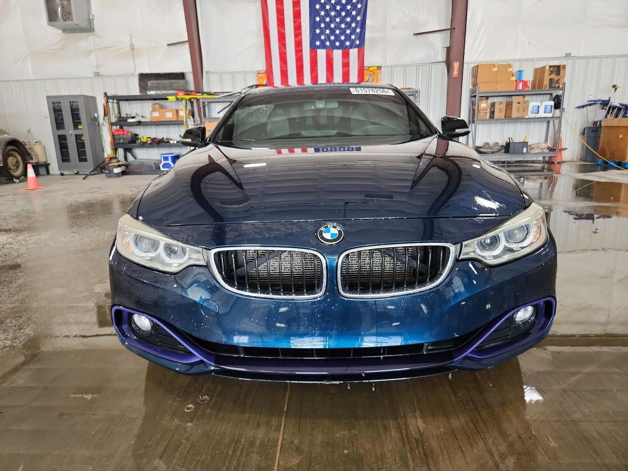 2014 Bmw 428 I Blue vin: WBA3N7C58EK220090