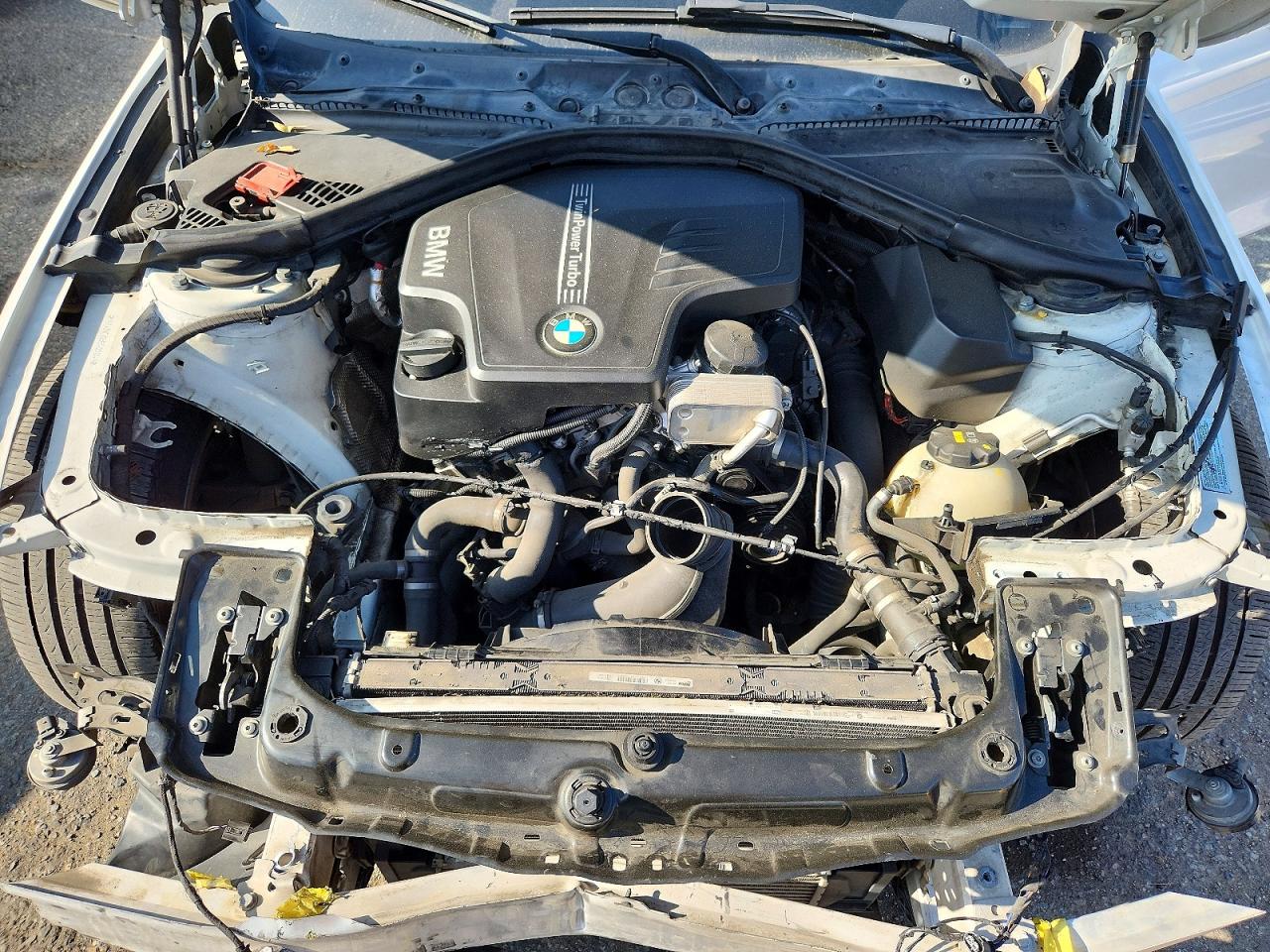 2014 Bmw 428 I White vin: WBA3N7C58EK221241