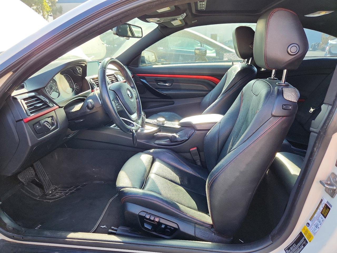 2014 Bmw 428 I White vin: WBA3N7C58EK221241