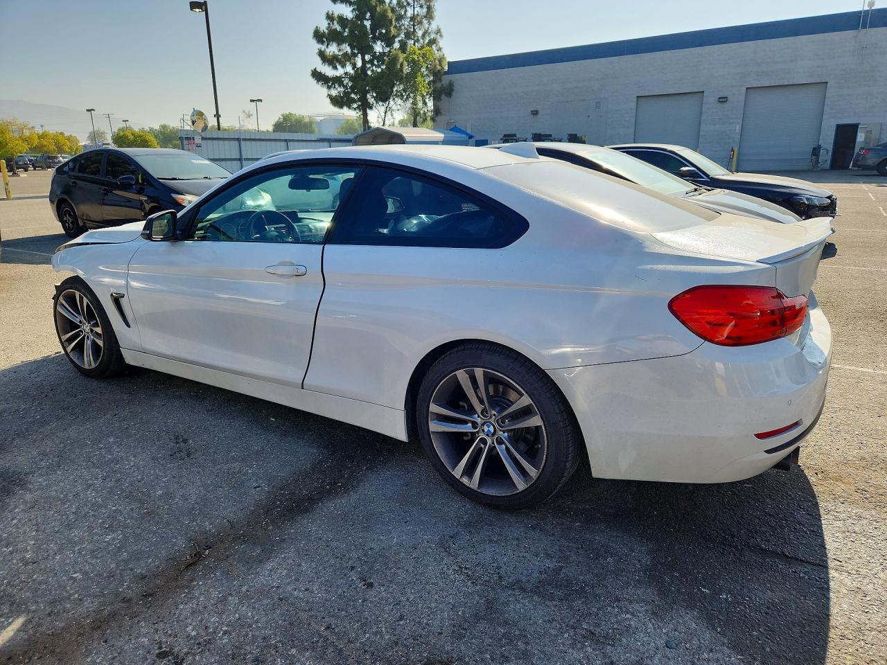 2014 Bmw 428 I White vin: WBA3N7C58EK221241
