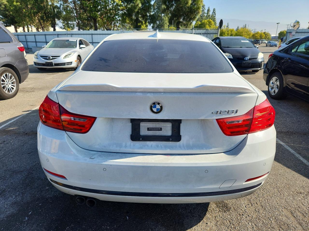 2014 Bmw 428 I White vin: WBA3N7C58EK221241