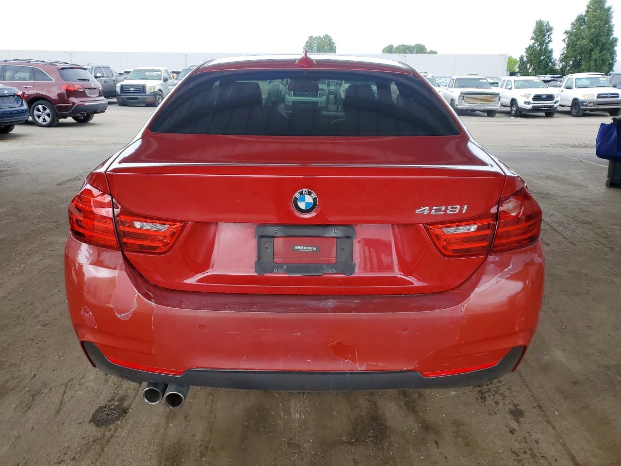 2015 Bmw 428 I Red vin: WBA3N7C58FK222438