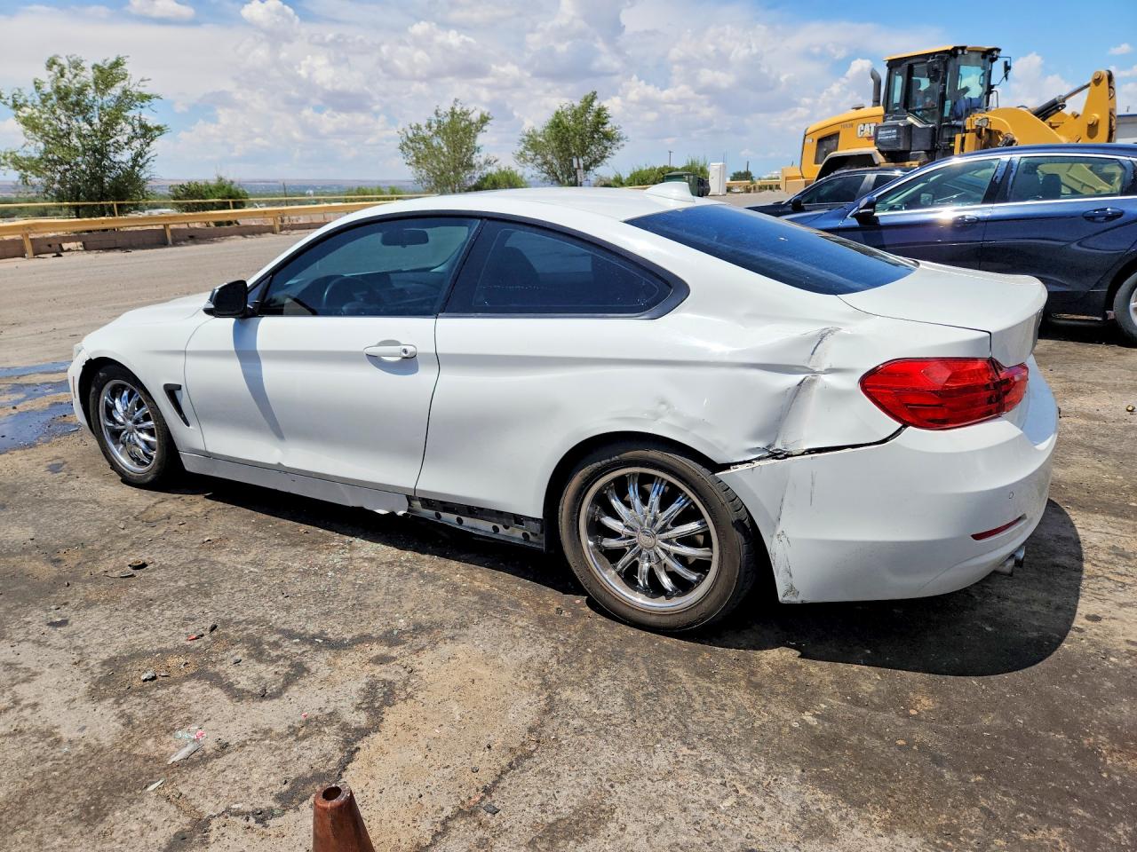 2015 Bmw 428 I White vin: WBA3N7C58FK223041
