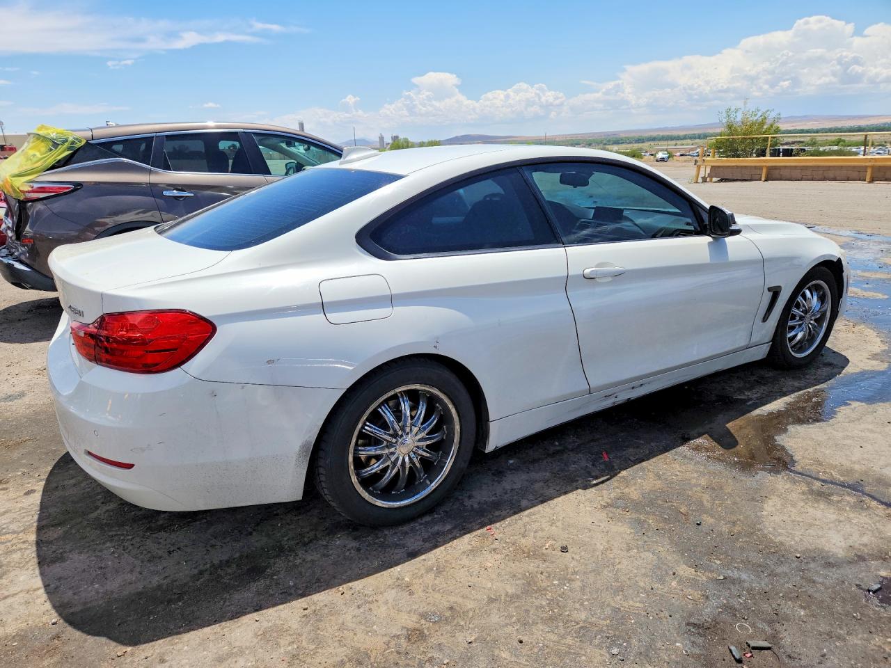 2015 Bmw 428 I White vin: WBA3N7C58FK223041