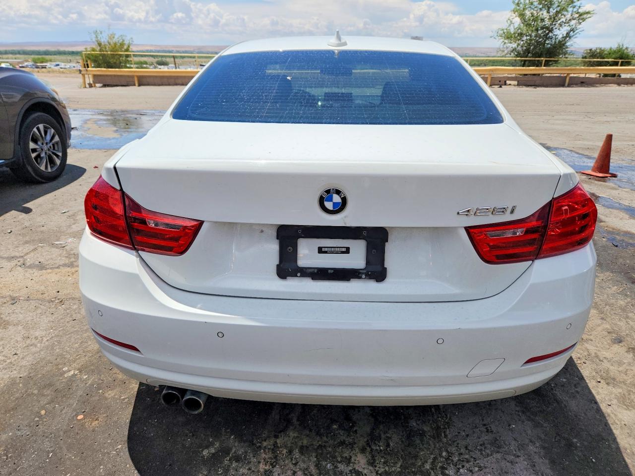 2015 Bmw 428 I White vin: WBA3N7C58FK223041