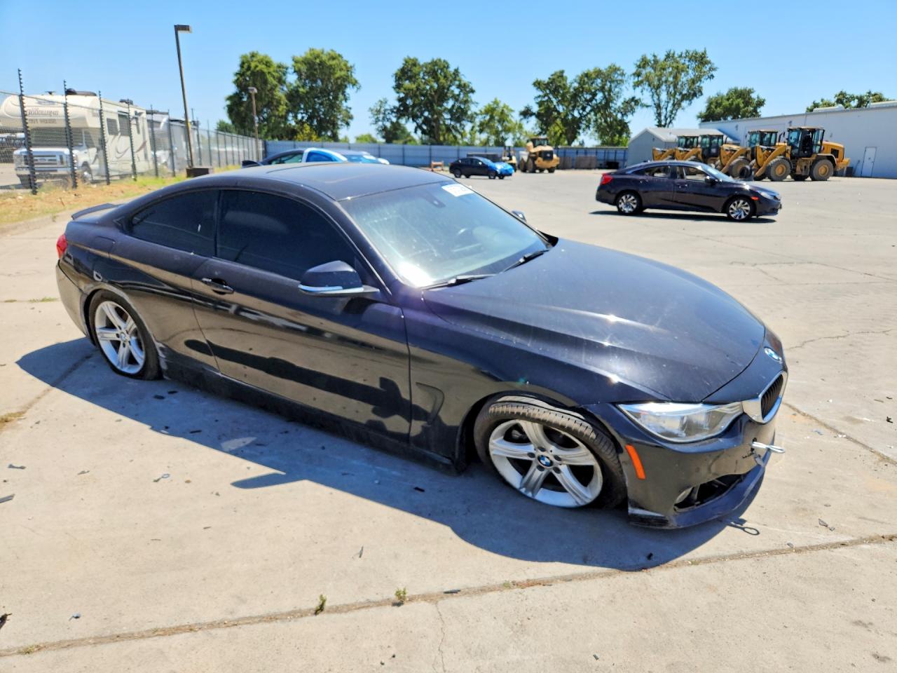 2015 Bmw 428 I Black vin: WBA3N7C58FK225260