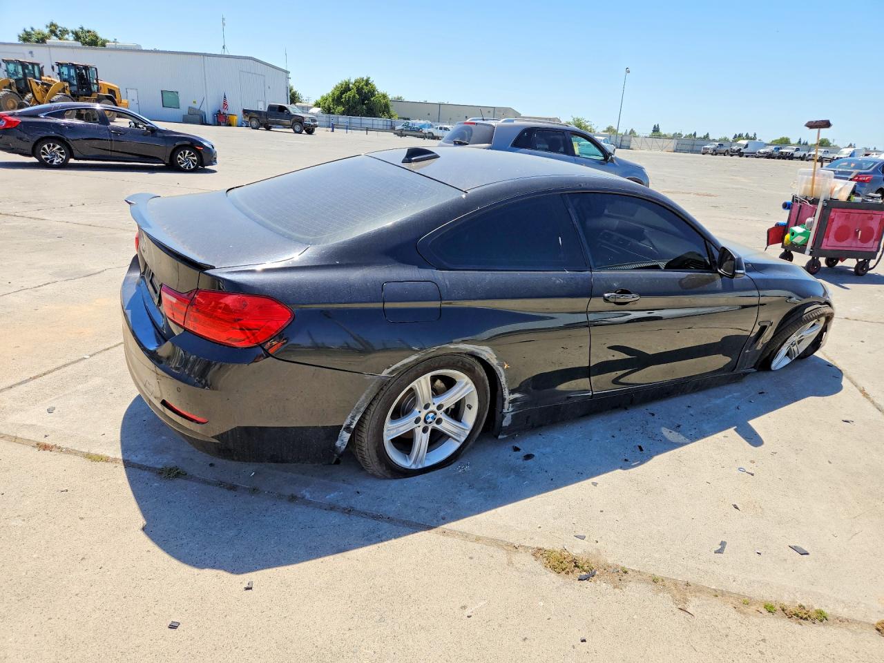 2015 Bmw 428 I Black vin: WBA3N7C58FK225260