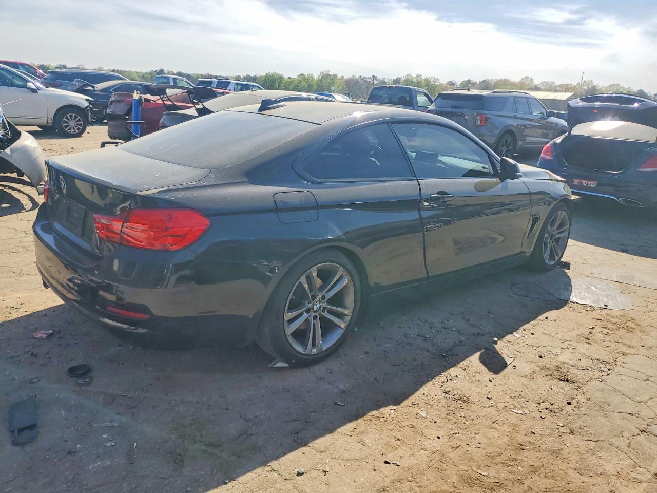 2014 Bmw 428 I Black vin: WBA3N7C59EK220664