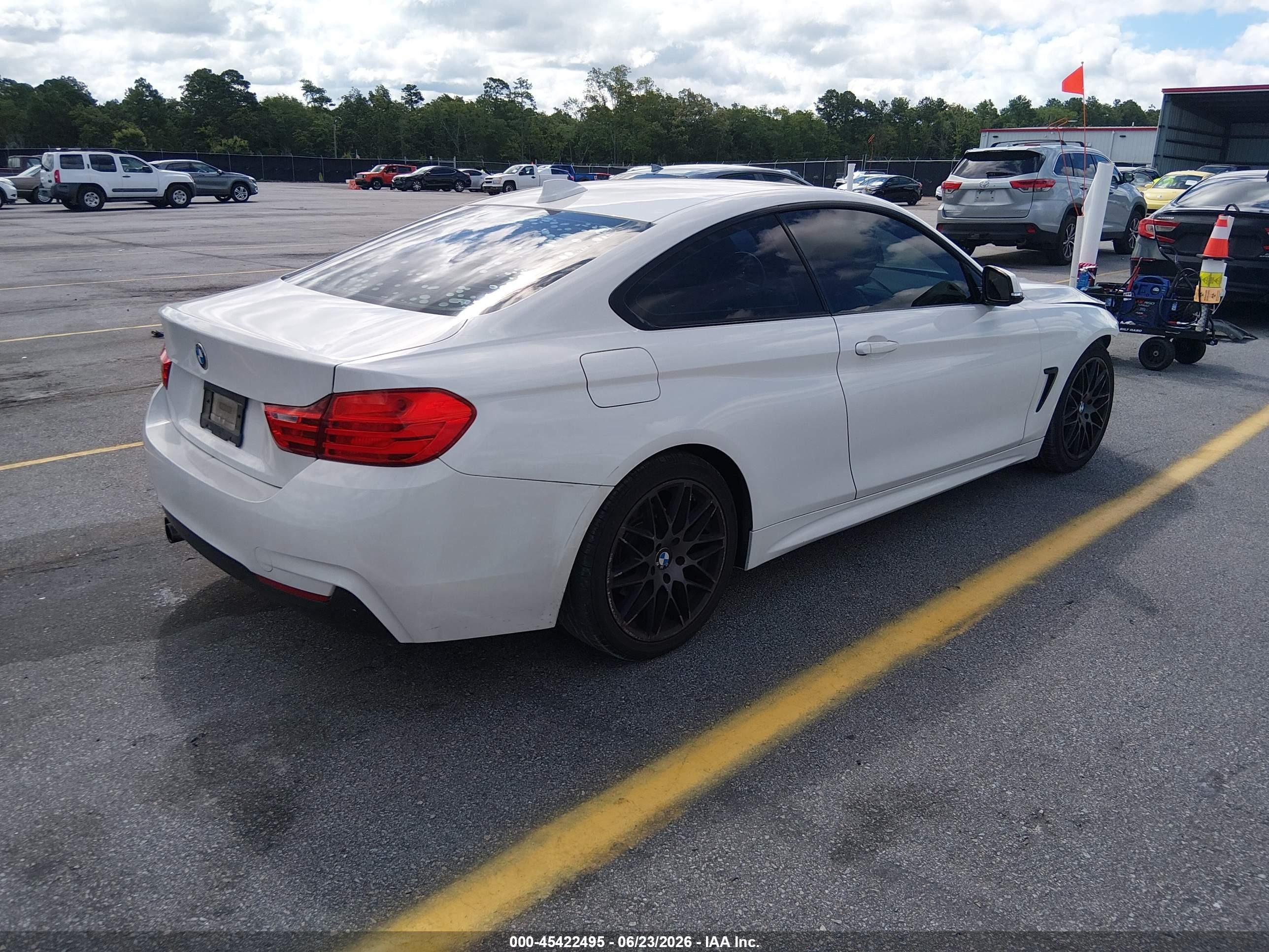 2015 Bmw 428i   Белый vin: WBA3N7C59FK222755