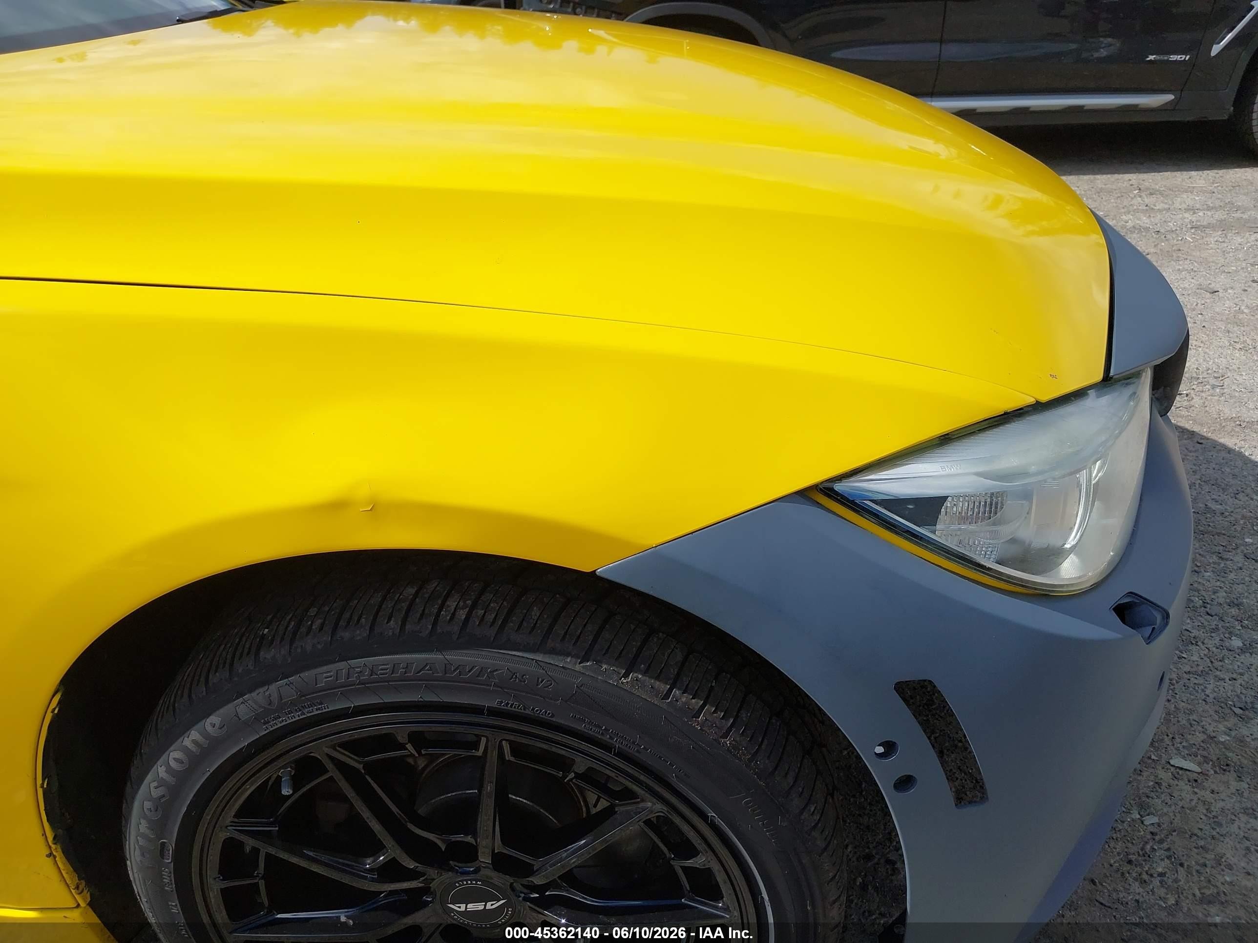 2015 Bmw 428i   Yellow vin: WBA3N7C59FK222917