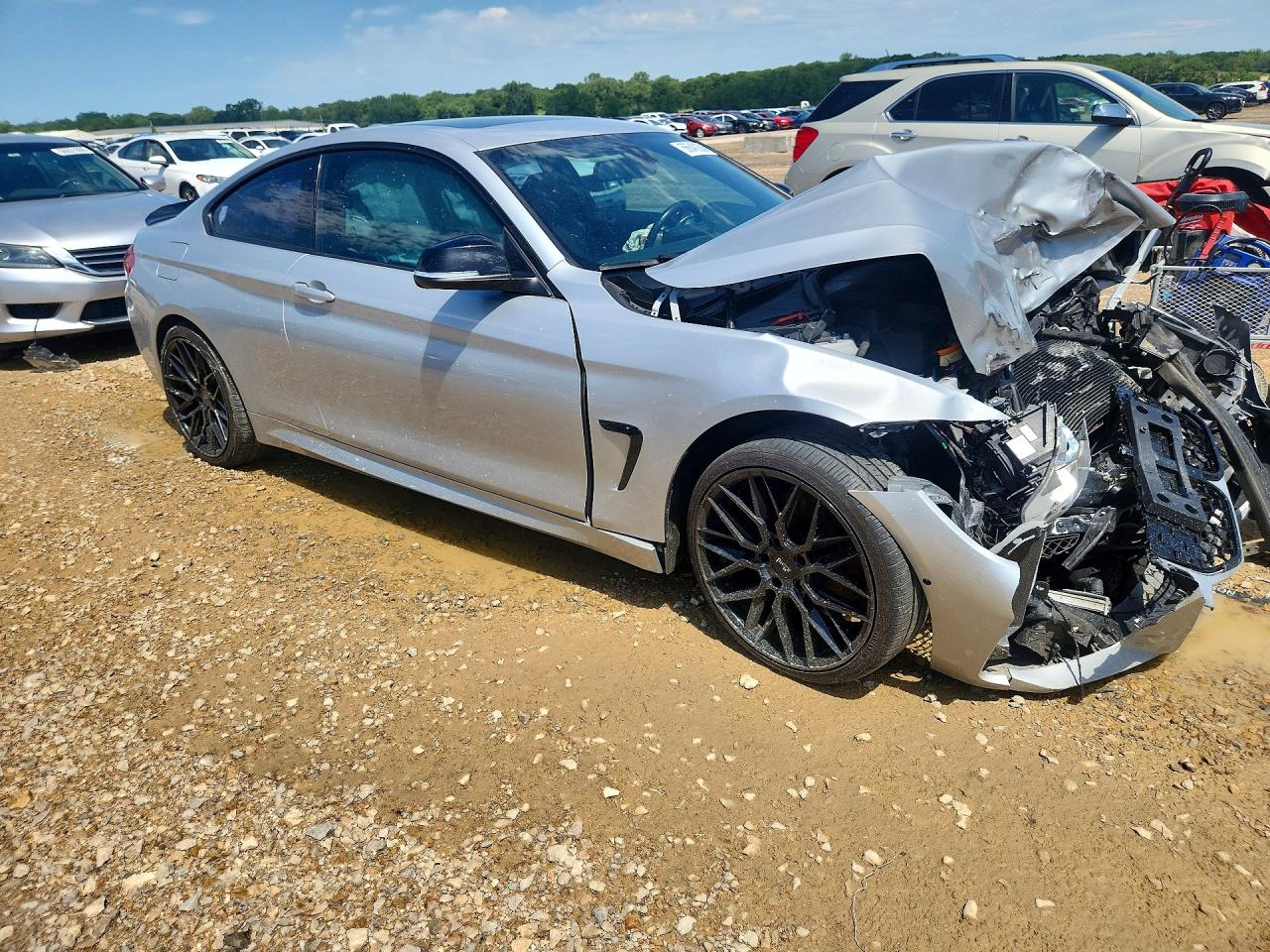 2015 Bmw 428 I Серый vin: WBA3N7C59FK224067