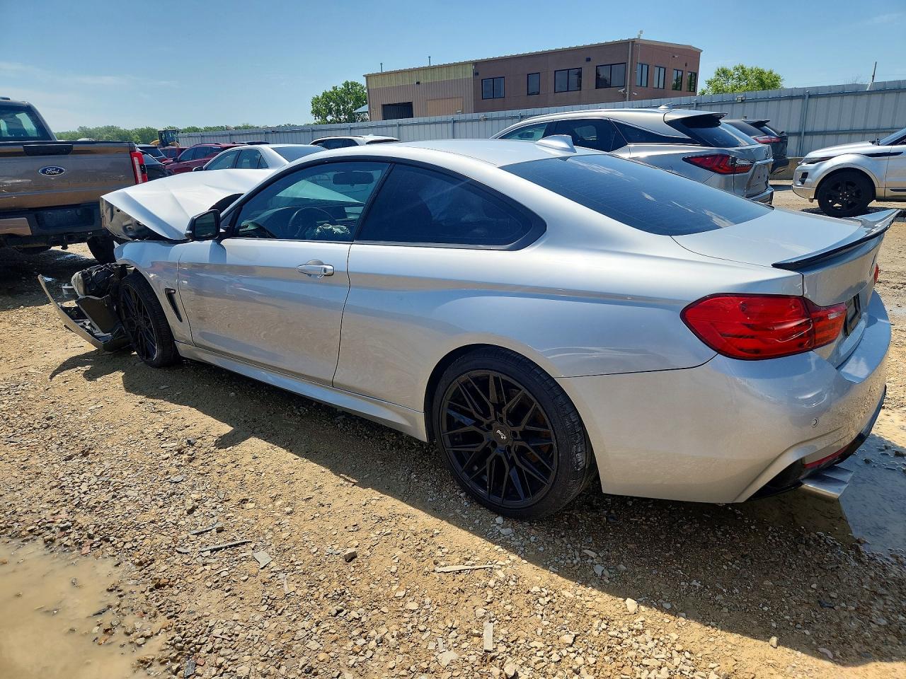 2015 Bmw 428 I Серый vin: WBA3N7C59FK224067