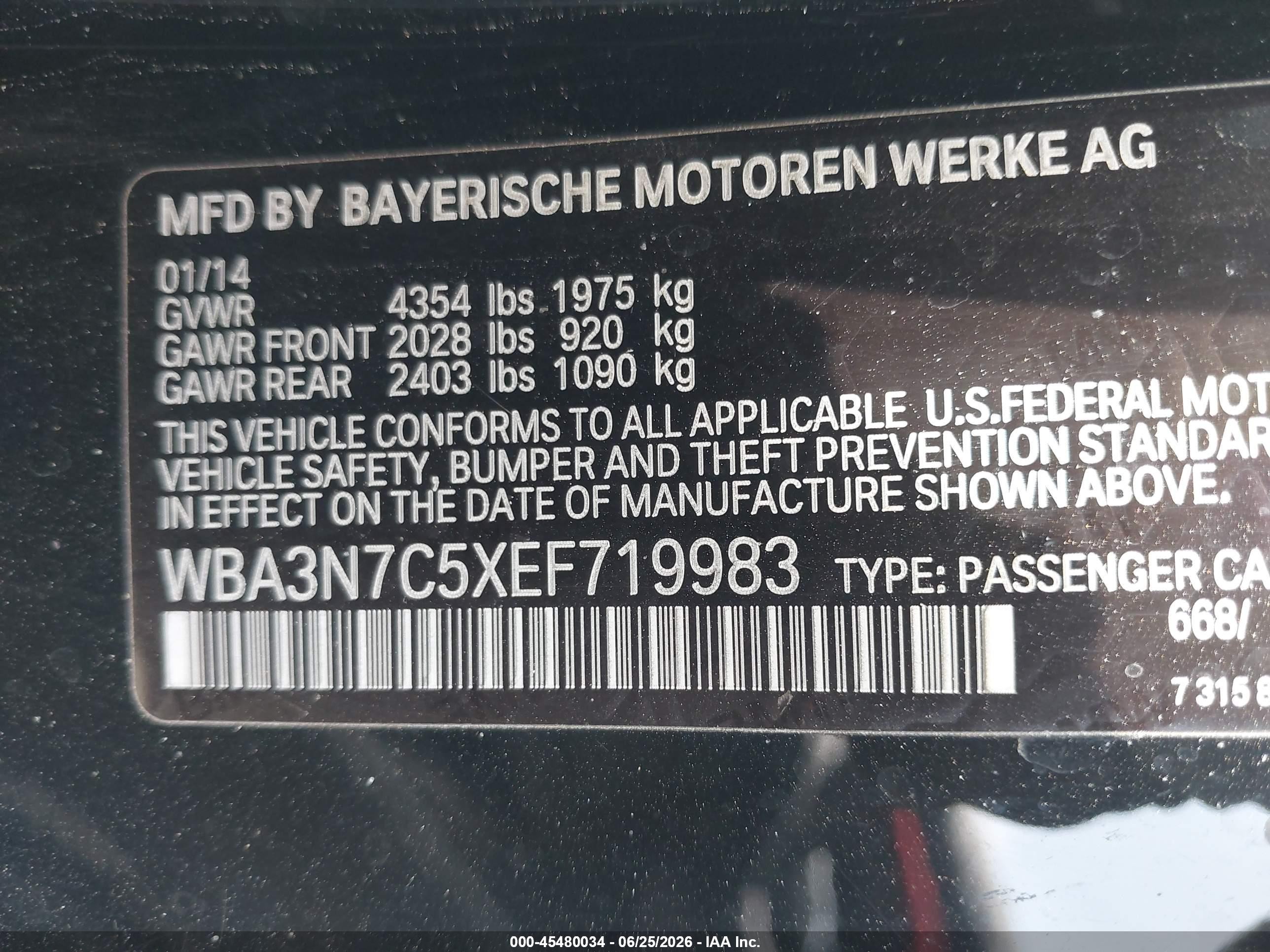 2014 Bmw 428i   Black vin: WBA3N7C5XEF719983