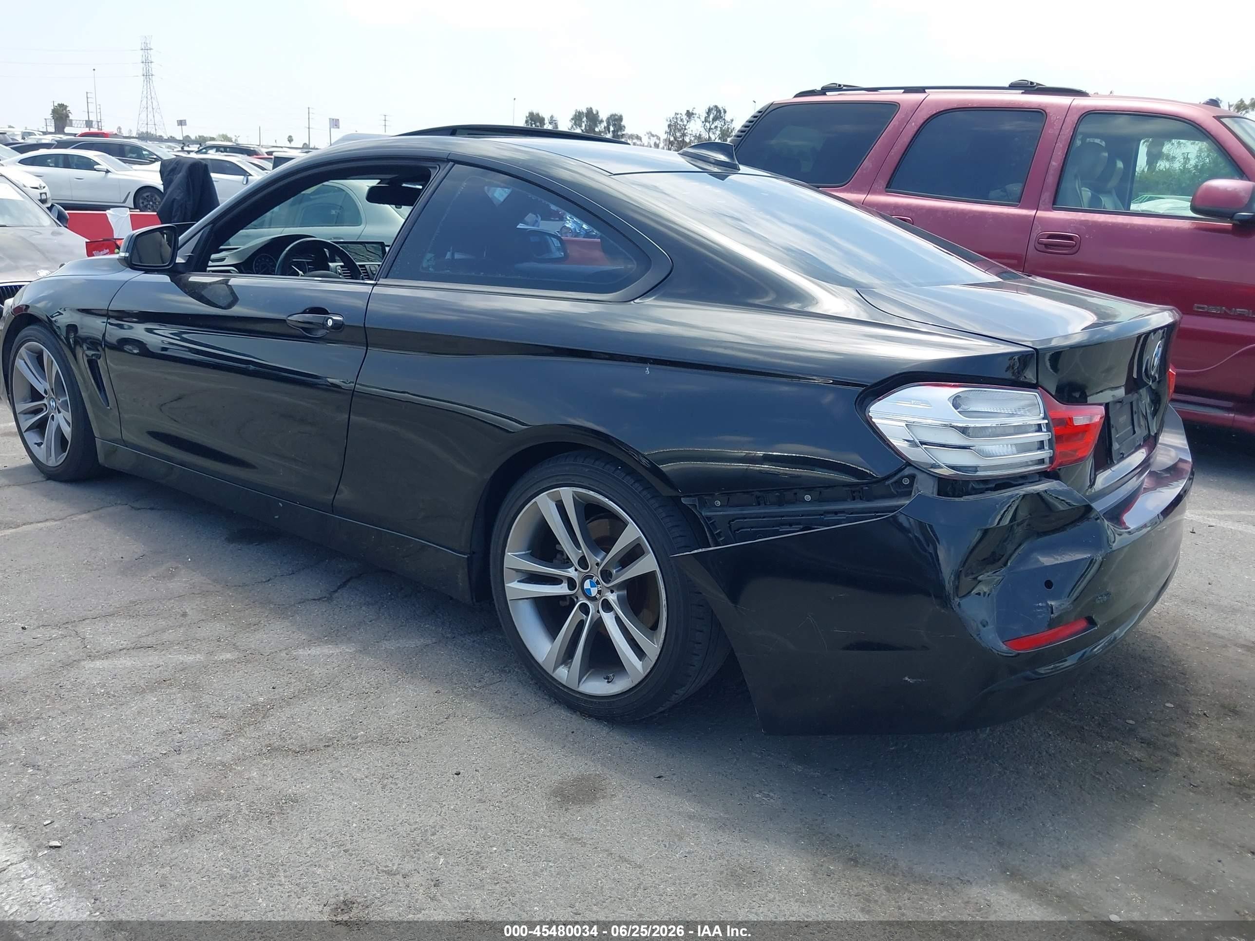 2014 Bmw 428i   Black vin: WBA3N7C5XEF719983