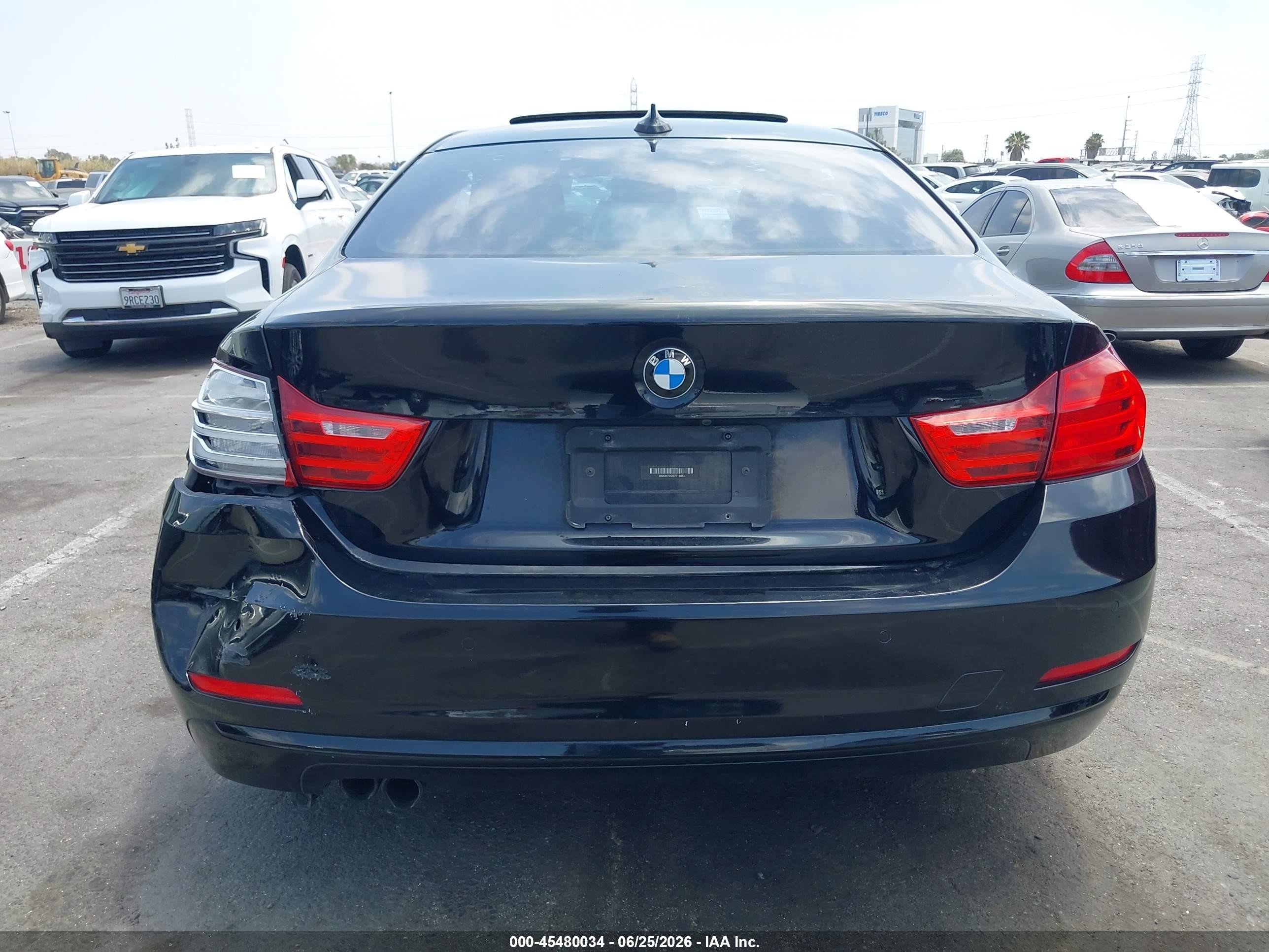 2014 Bmw 428i   Black vin: WBA3N7C5XEF719983