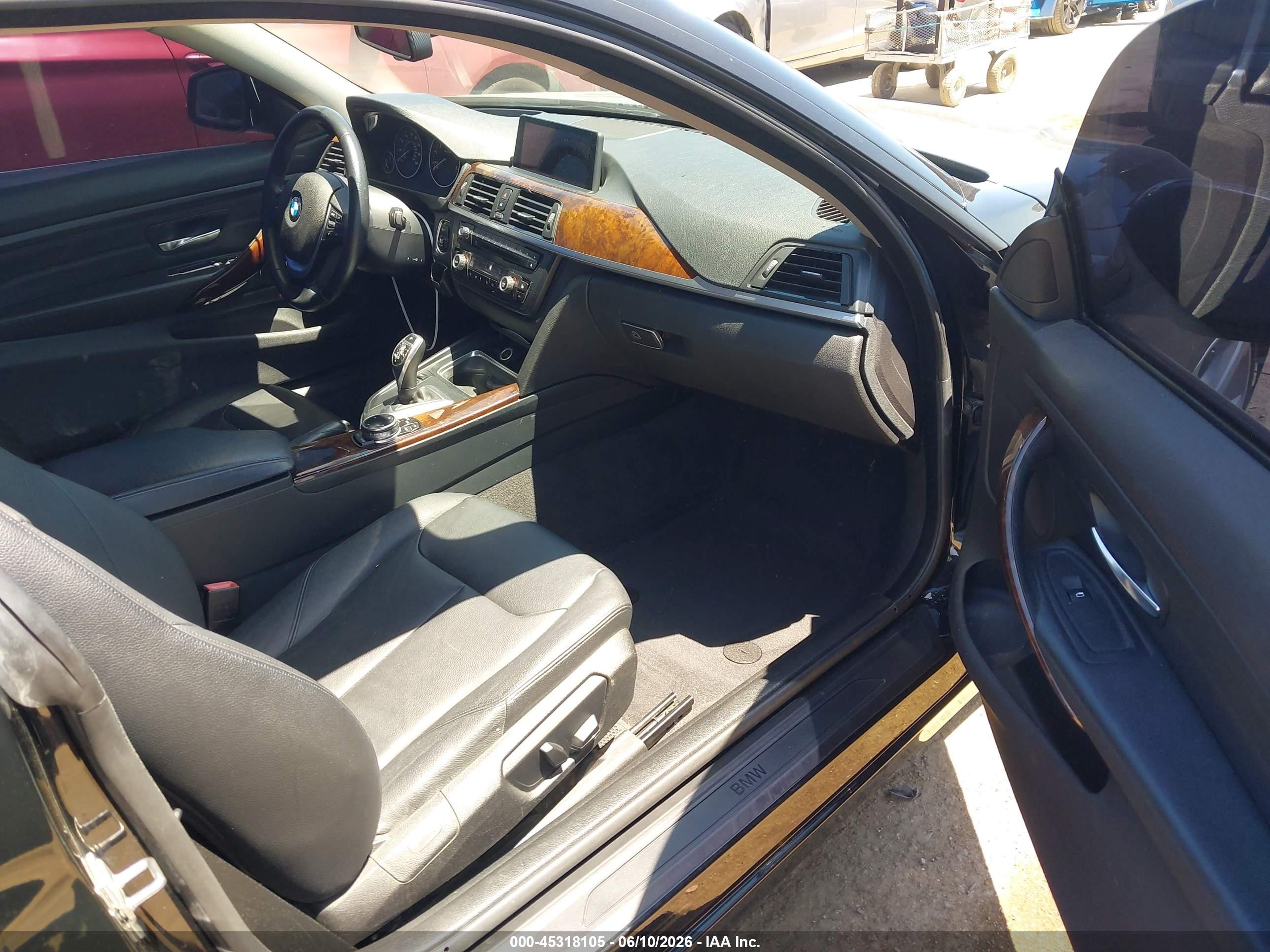 2014 Bmw 428i   Black vin: WBA3N7C5XEK220110