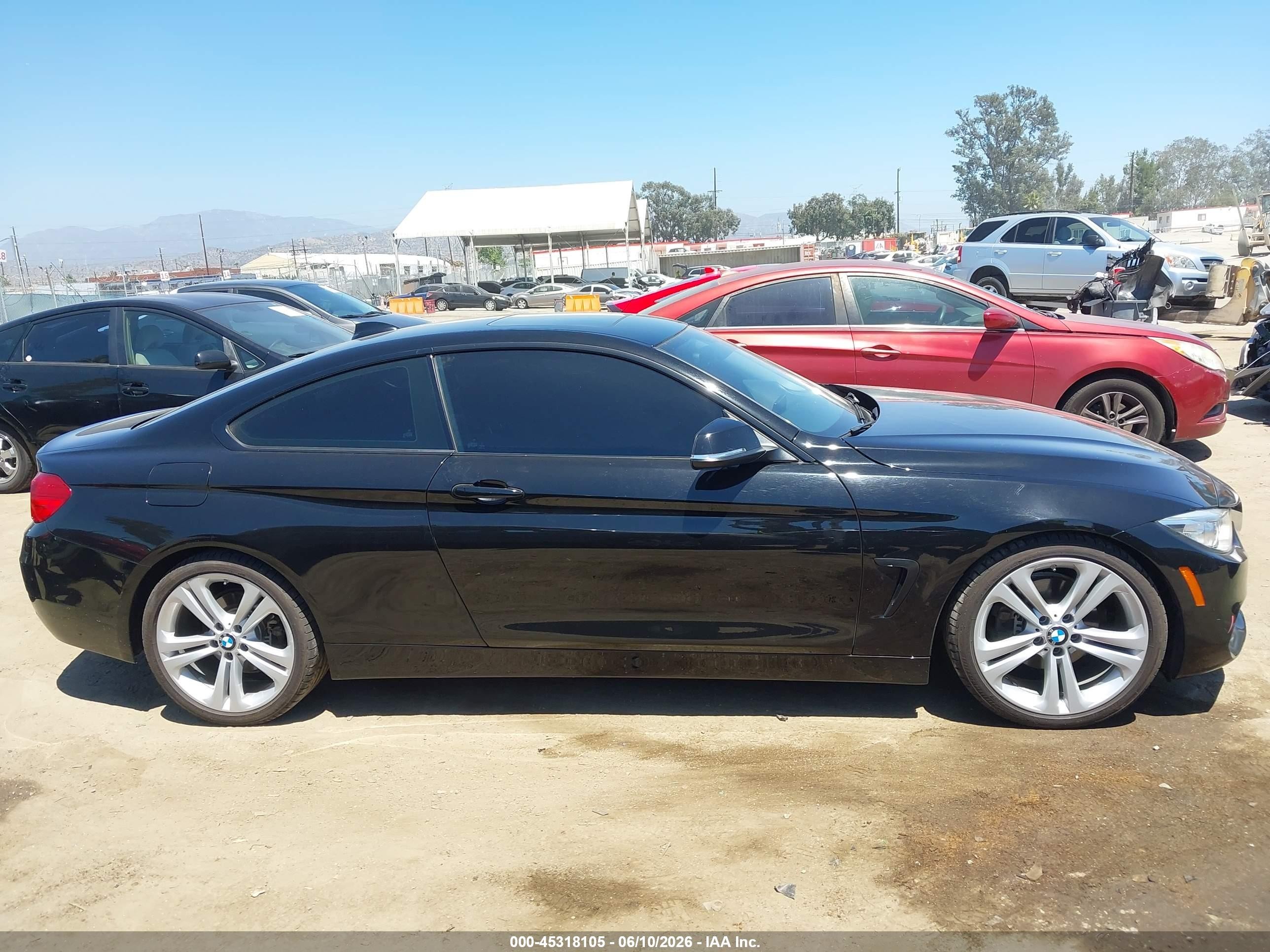 2014 Bmw 428i   Black vin: WBA3N7C5XEK220110