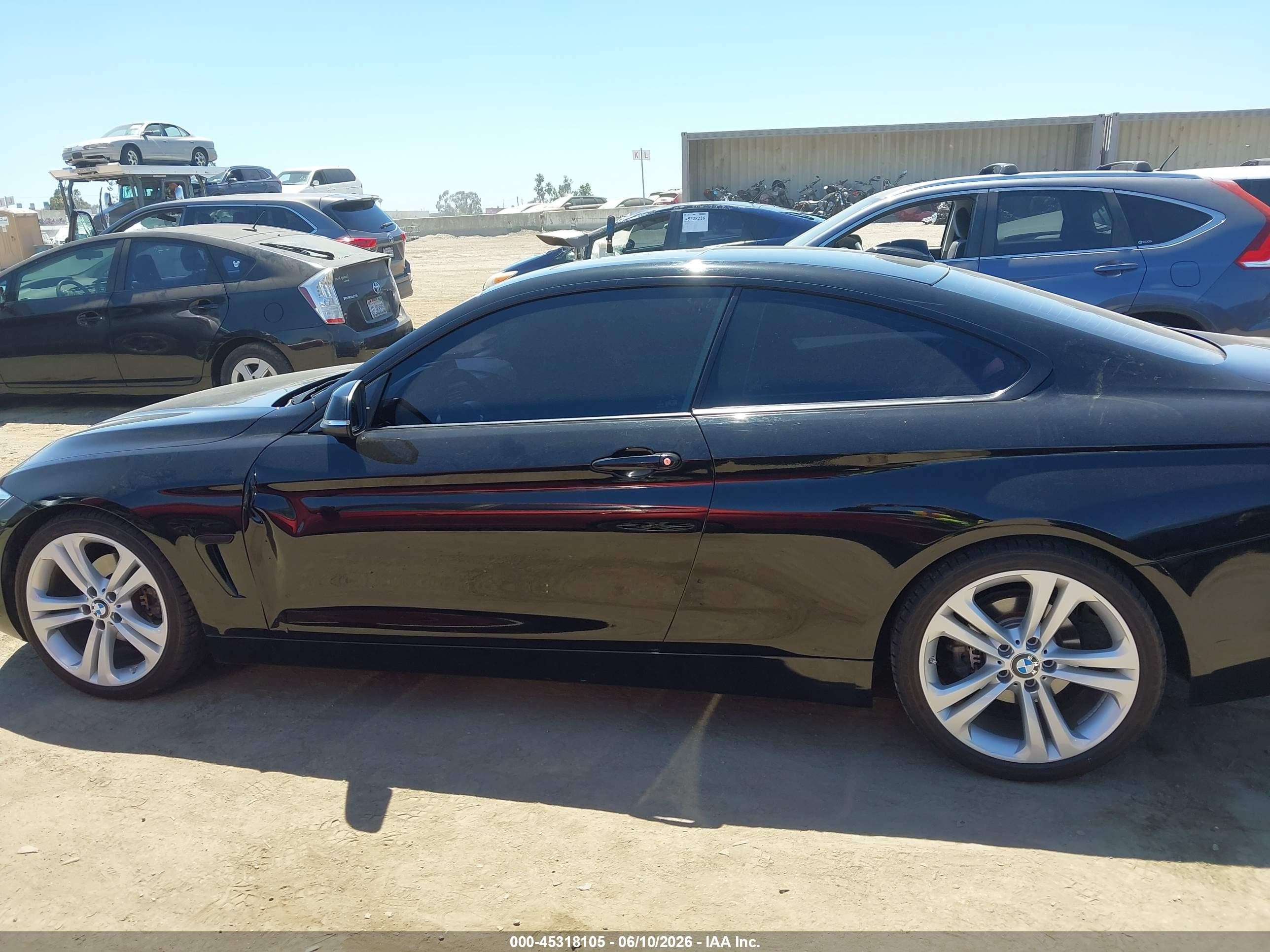 2014 Bmw 428i   Black vin: WBA3N7C5XEK220110