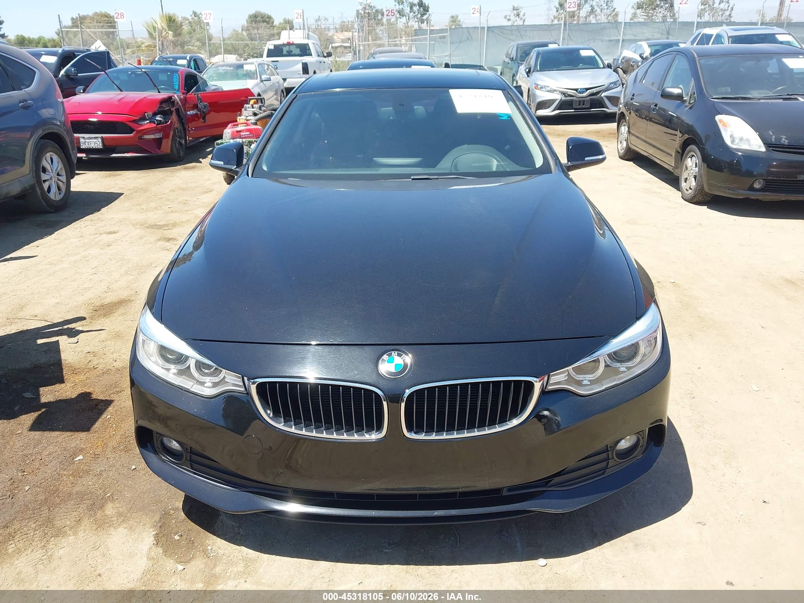 2014 Bmw 428i   Black vin: WBA3N7C5XEK220110
