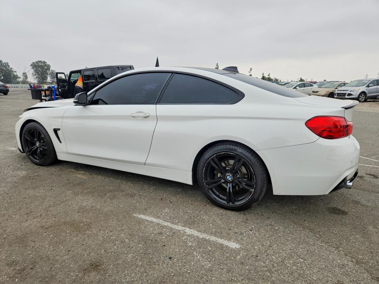 2015 Bmw 428 I White vin: WBA3N7C5XFK223140