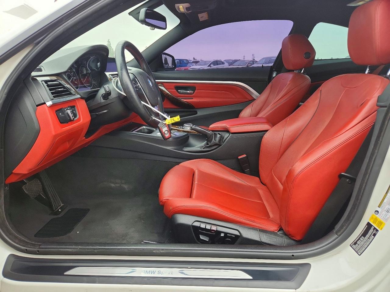 2015 Bmw 428 I White vin: WBA3N7C5XFK223140