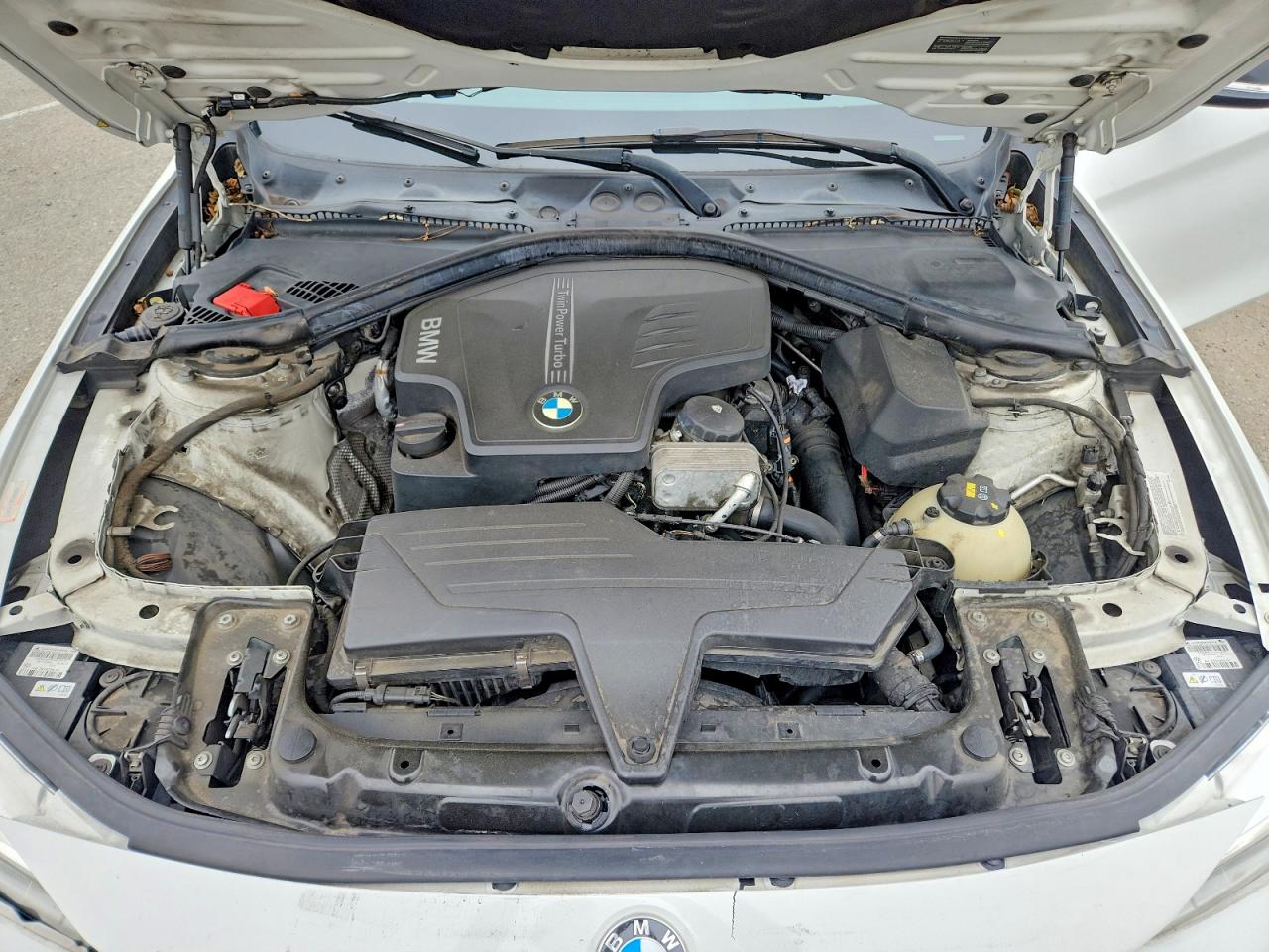 2015 Bmw 428 I White vin: WBA3N7C5XFK223140
