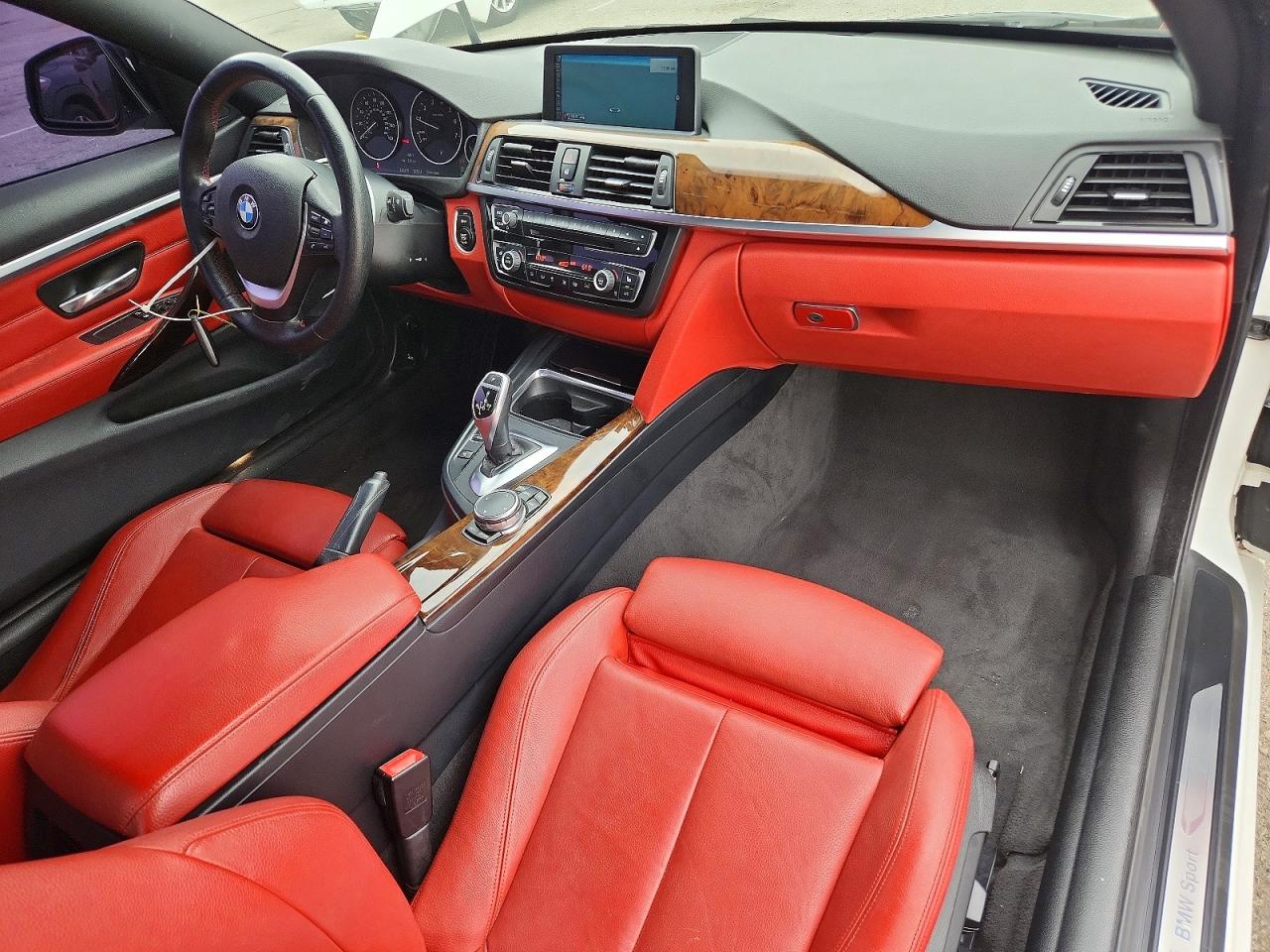 2015 Bmw 428 I White vin: WBA3N7C5XFK223140