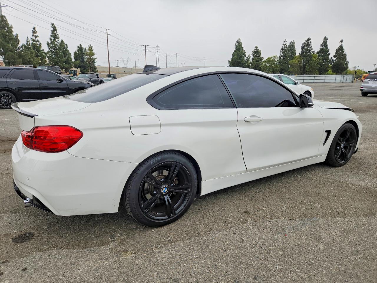 2015 Bmw 428 I White vin: WBA3N7C5XFK223140