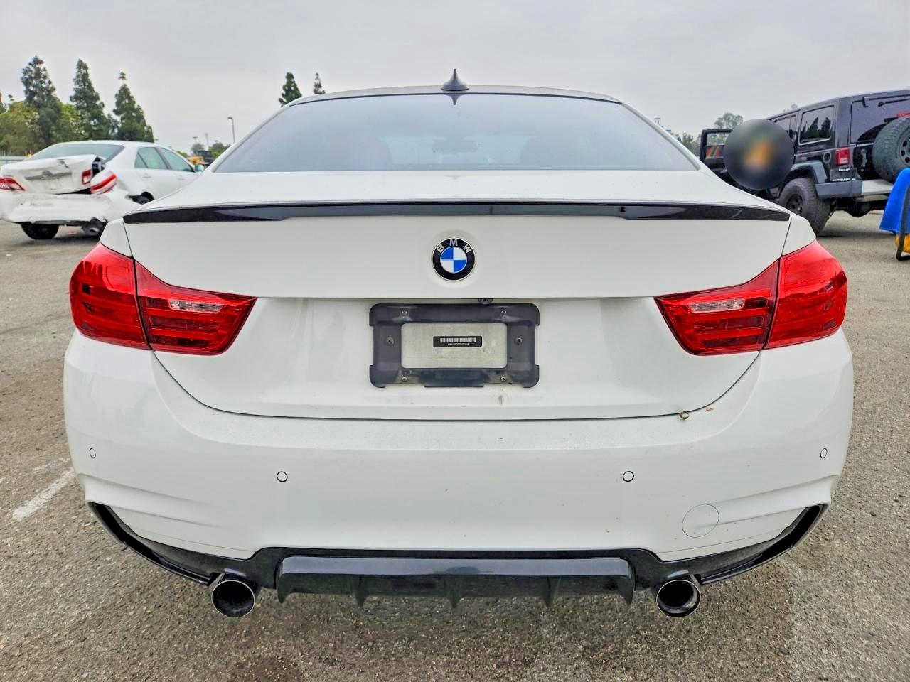 2015 Bmw 428 I White vin: WBA3N7C5XFK223140