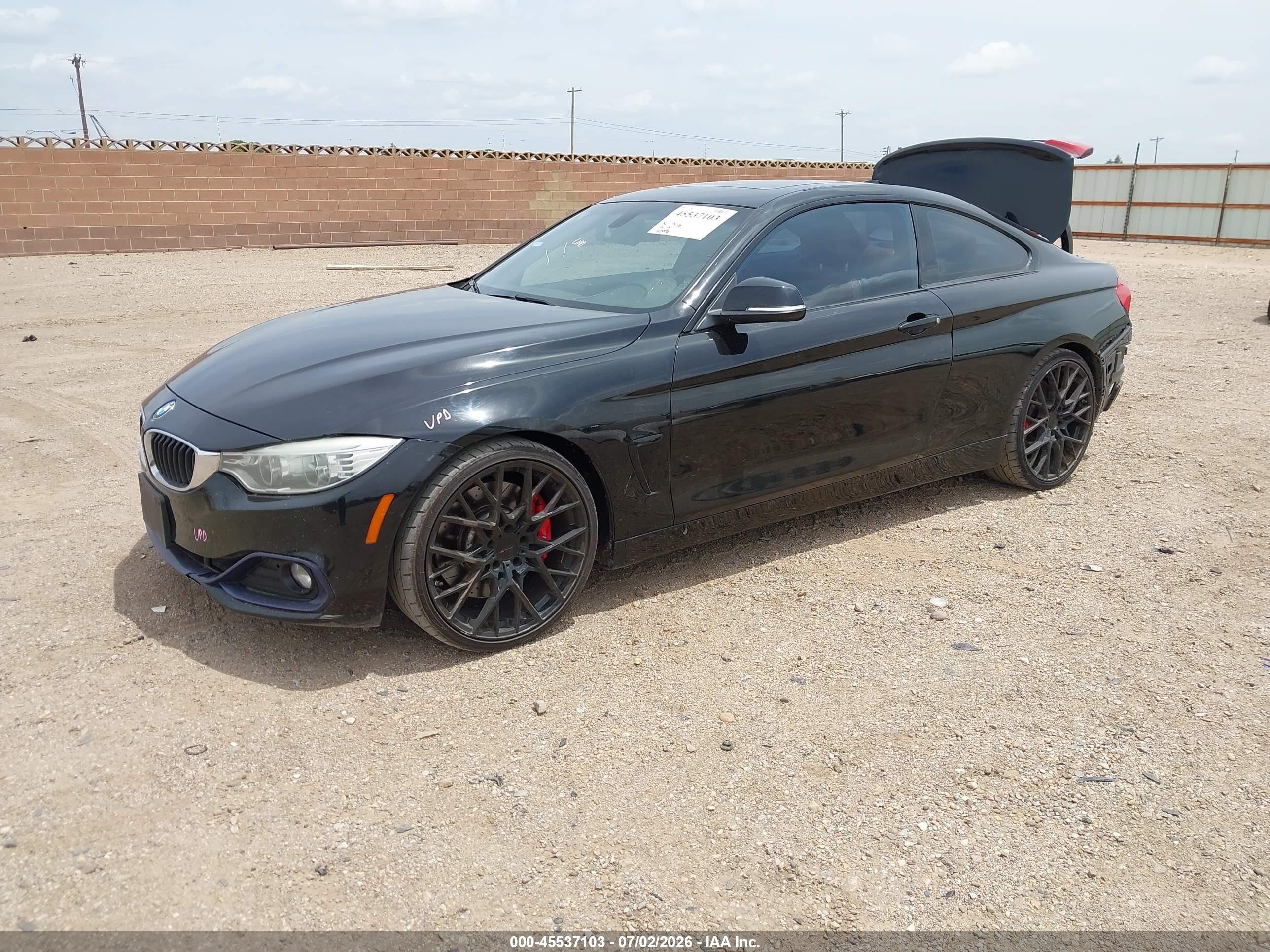 2015 Bmw 428i   Black vin: WBA3N7C5XFK225079
