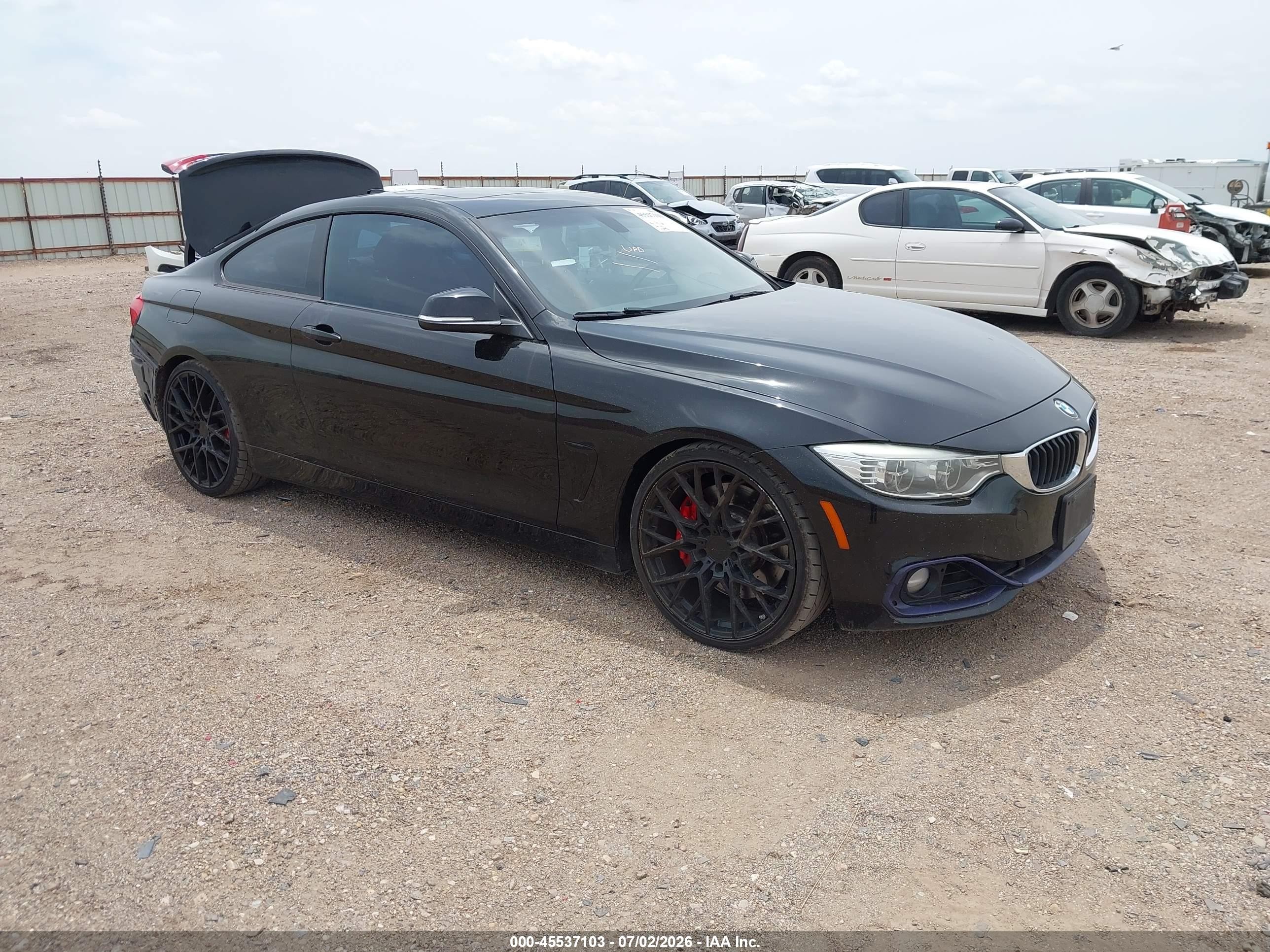 2015 Bmw 428i   Black vin: WBA3N7C5XFK225079