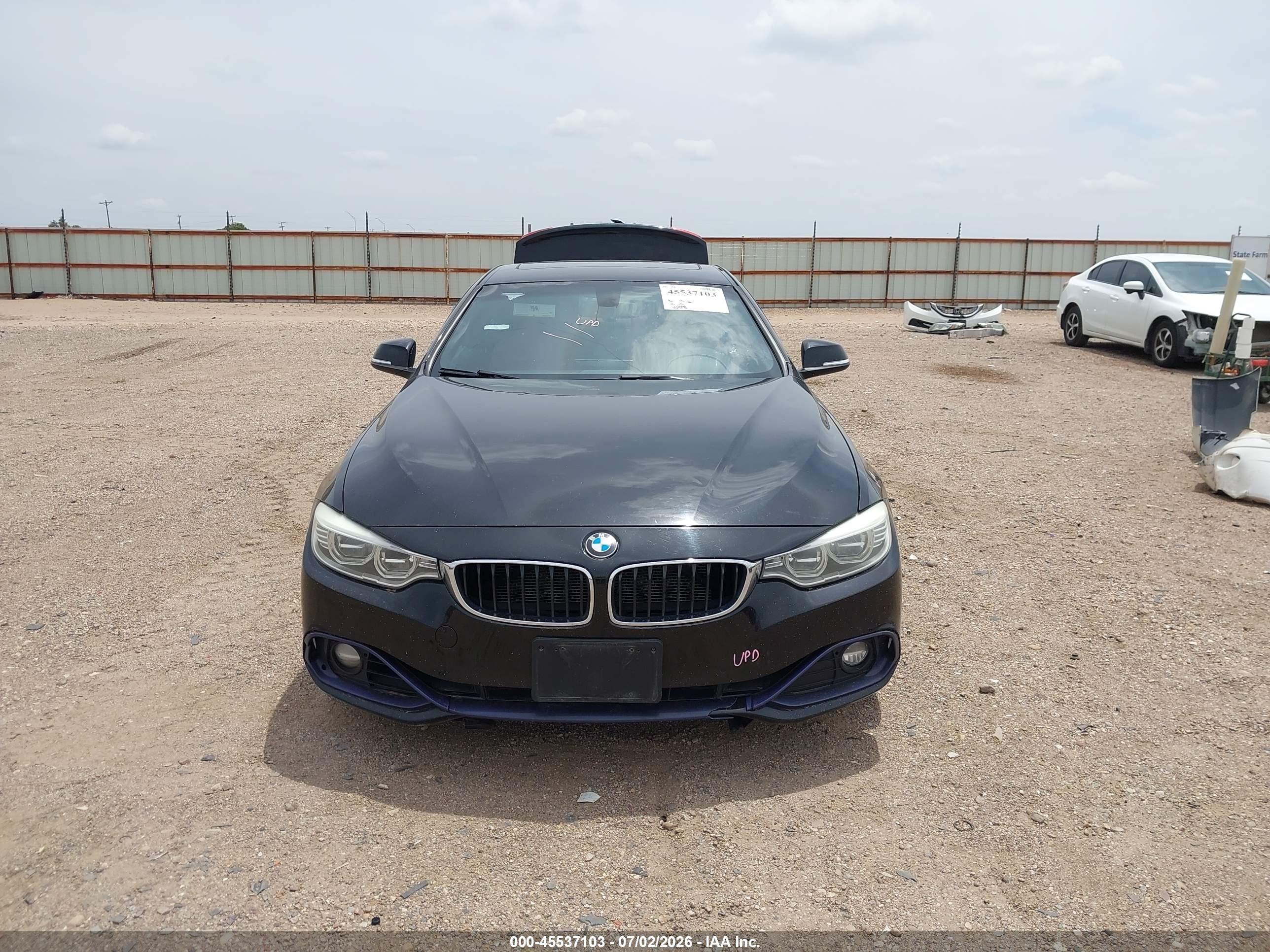 2015 Bmw 428i   Black vin: WBA3N7C5XFK225079