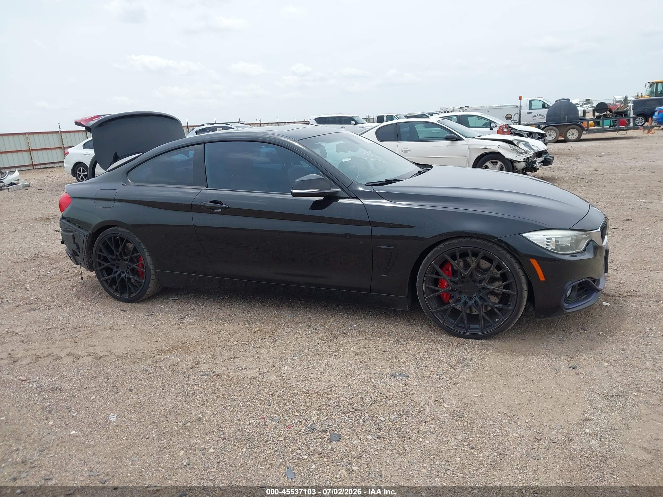 2015 Bmw 428i   Black vin: WBA3N7C5XFK225079