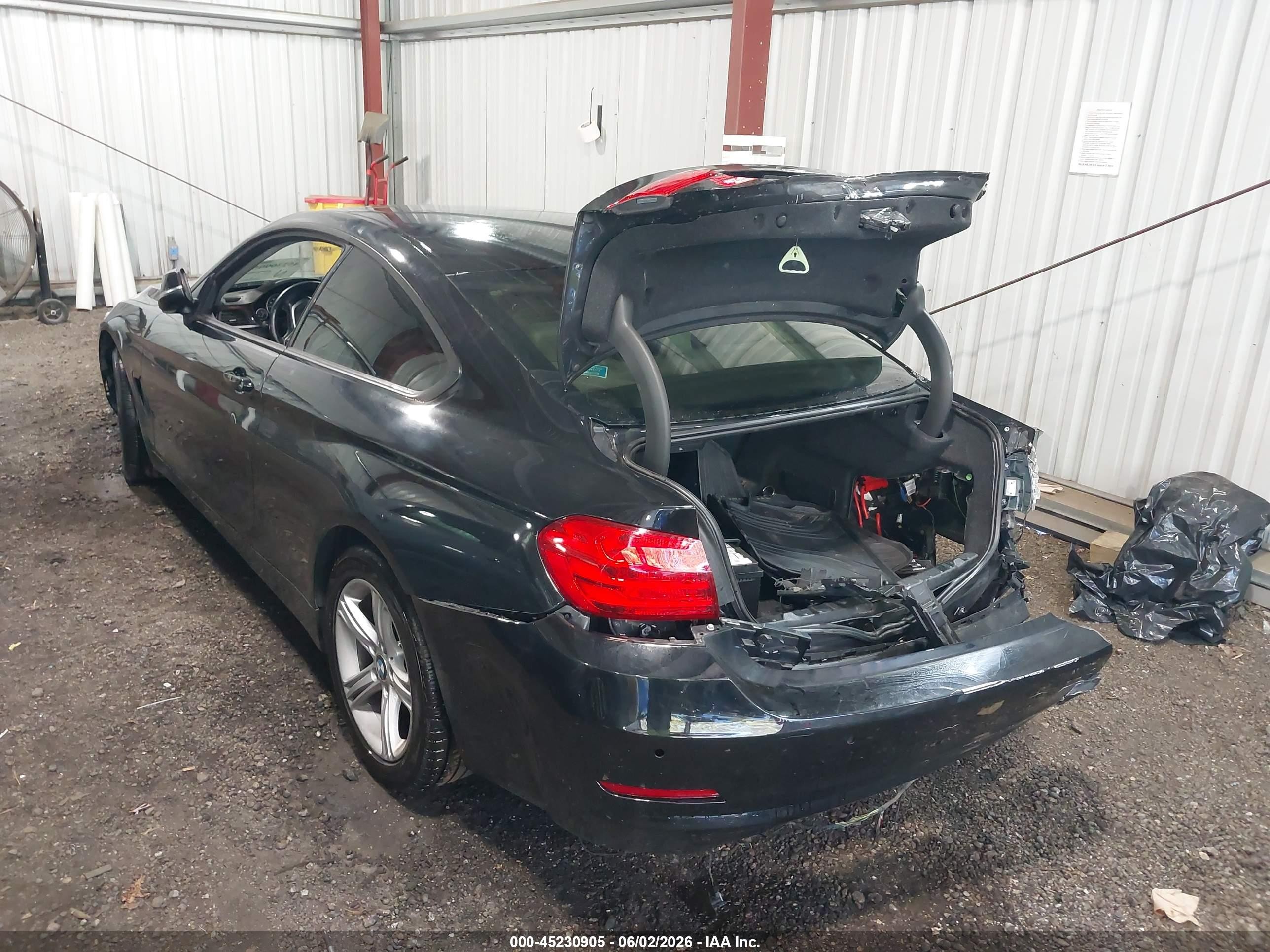 2014 Bmw 428i Xdrive Black vin: WBA3N9C50EF722483